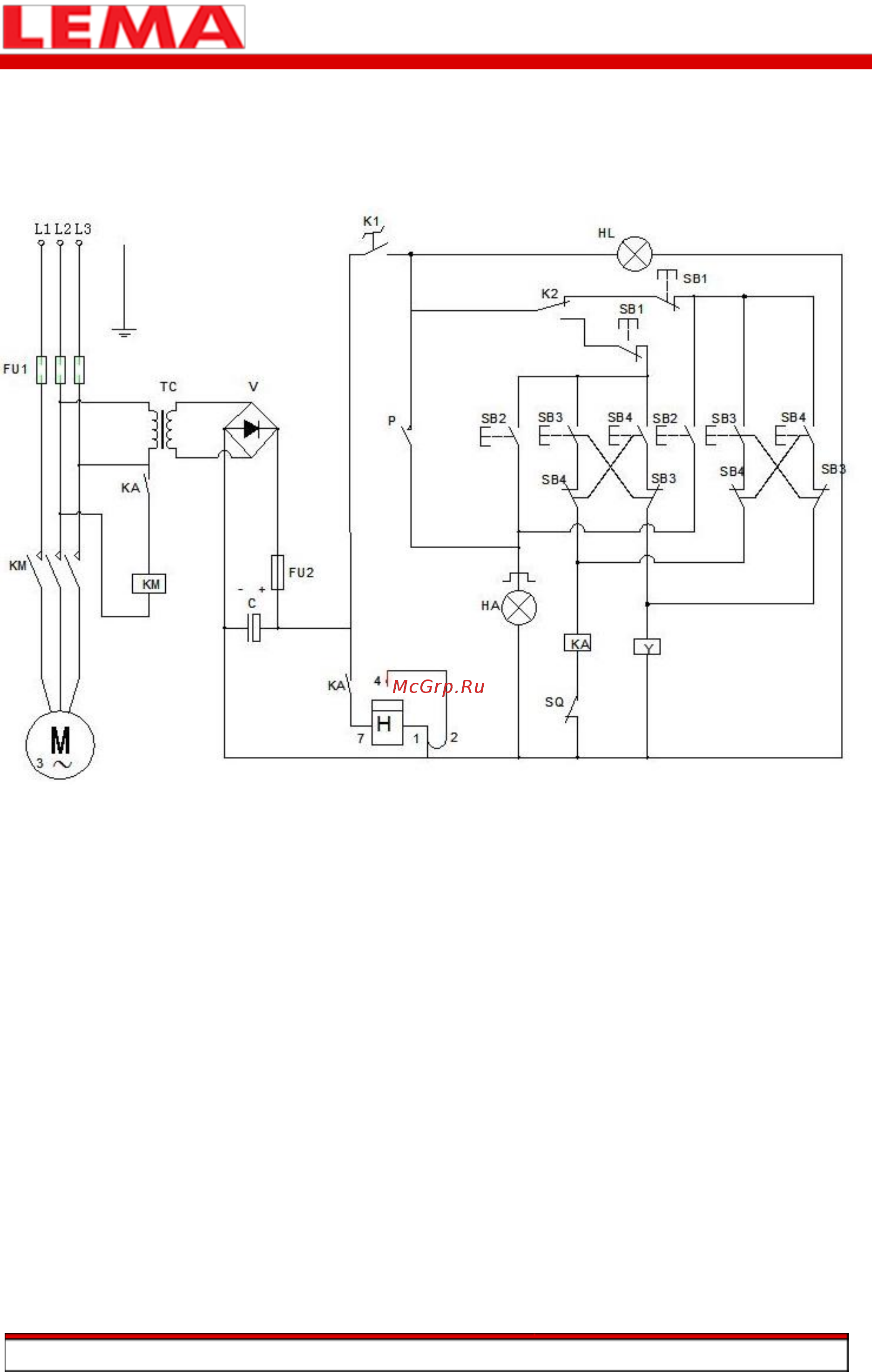 Lema LM WPSM-030-060 [28/41] Принципиальные электрические схемы