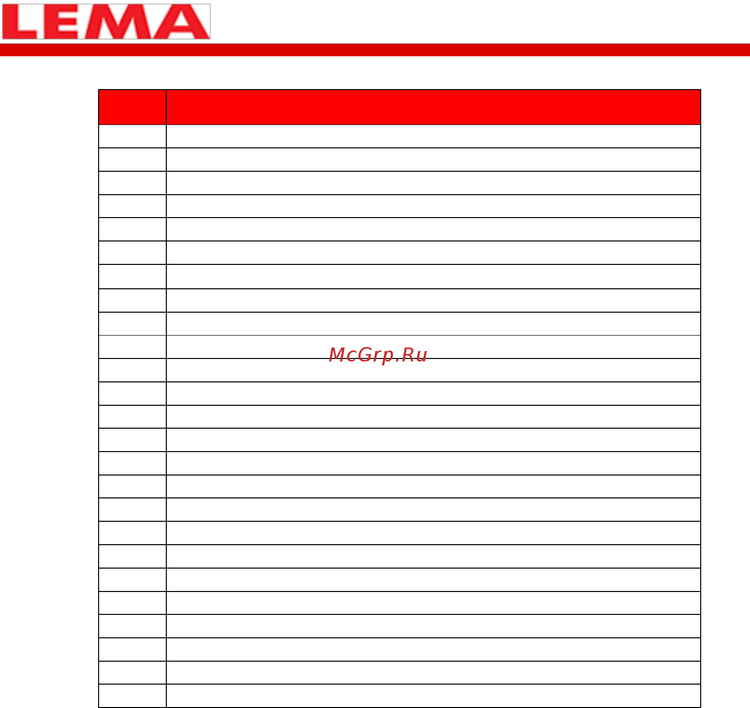 Lema LMT-00509C Инструкция по эксплуатации онлайн [18/22] 320220