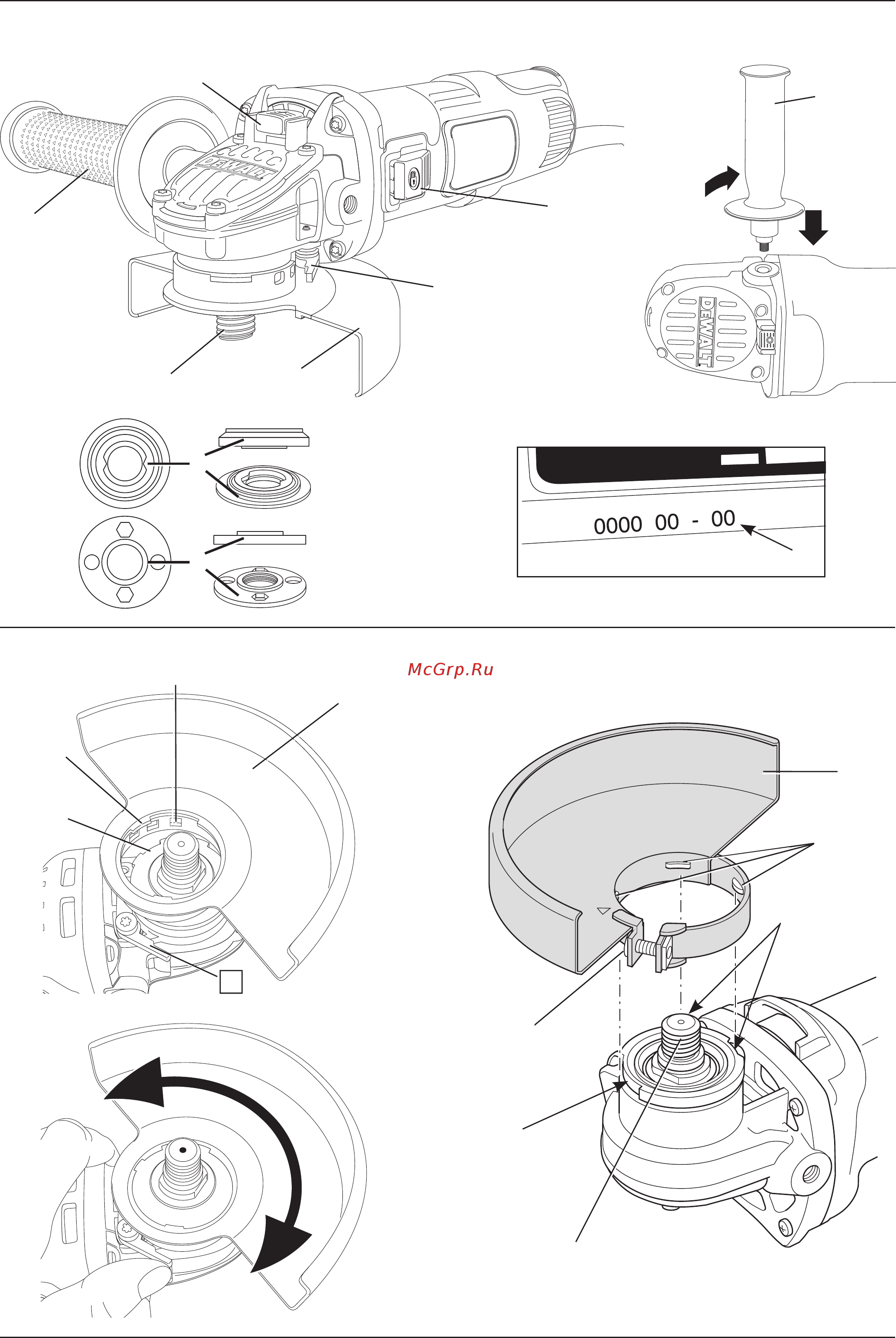 Dewalt DWE4050 Инструкция по эксплуатации онлайн [2/28] 320385