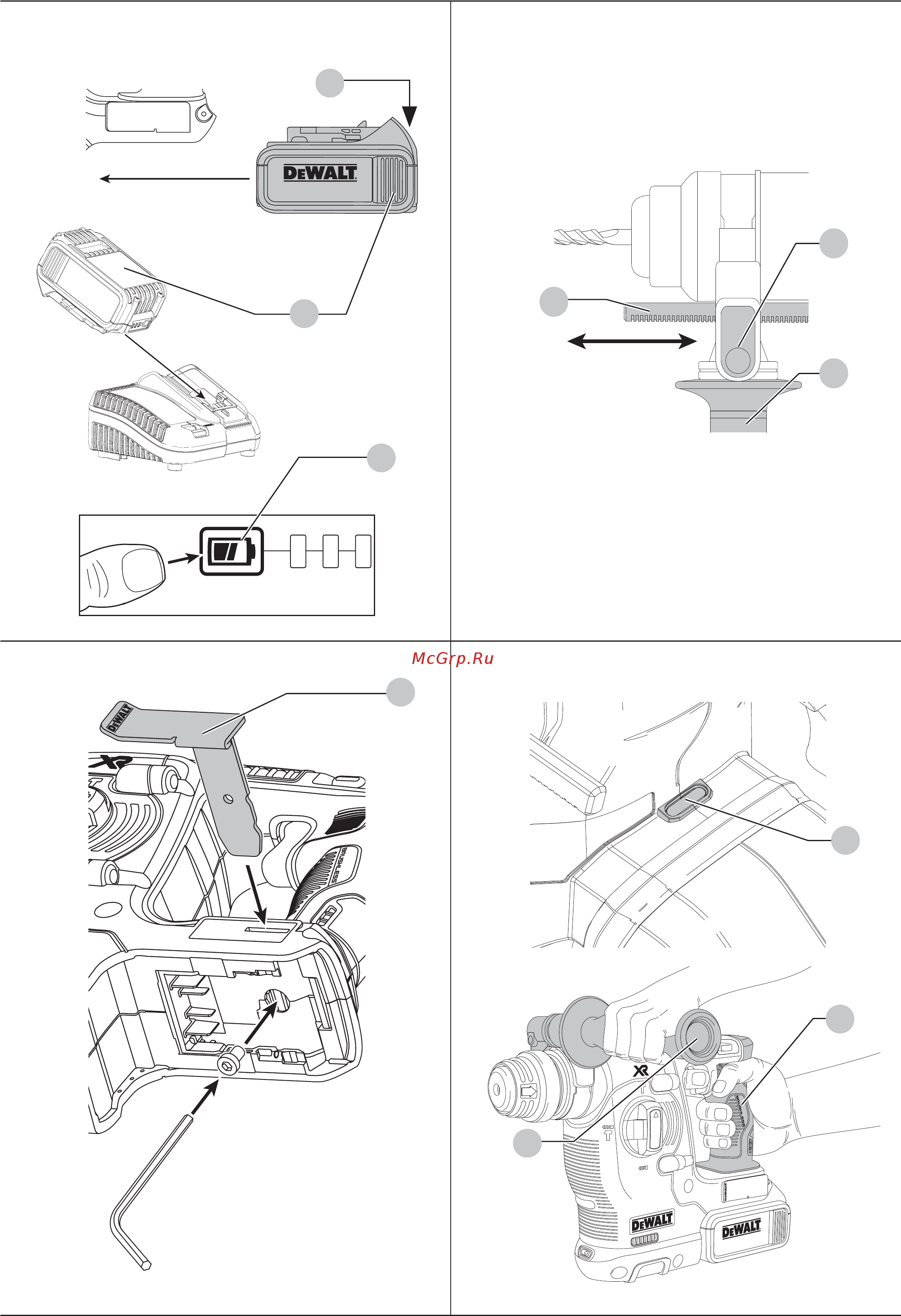 Dewalt DCH283 Инструкция по эксплуатации онлайн [3/20] 320400