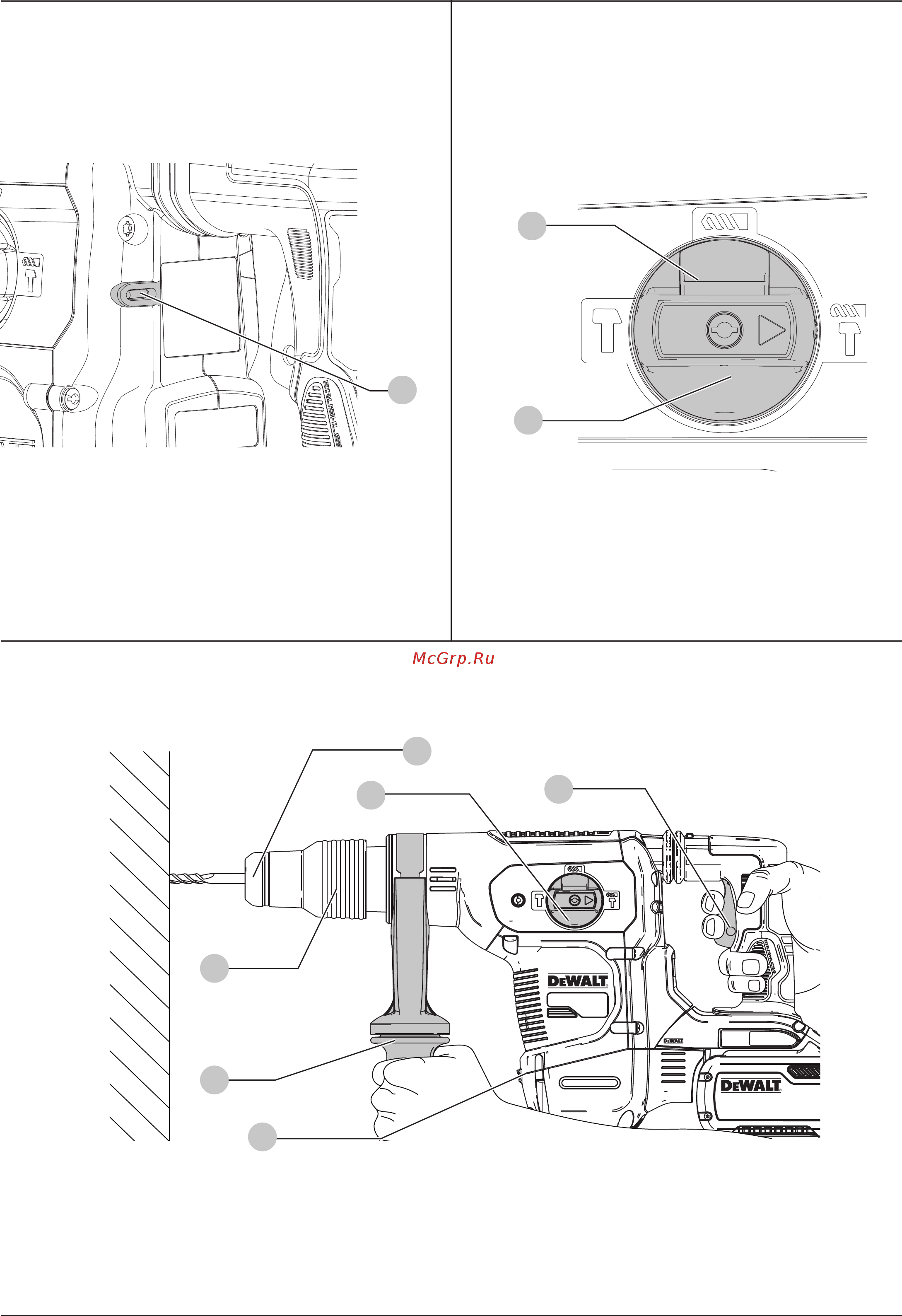 Dewalt DCH481N Инструкция по эксплуатации онлайн [3/18] 320404