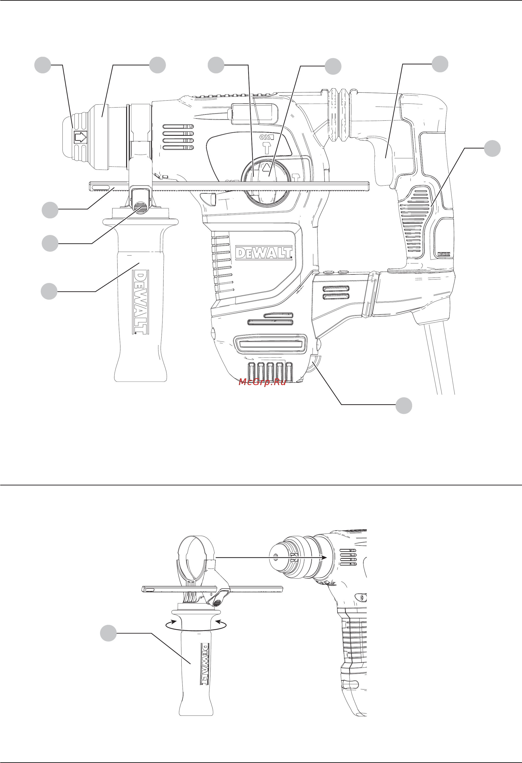 Dewalt D25333K Инструкция по эксплуатации онлайн [2/20] 320413