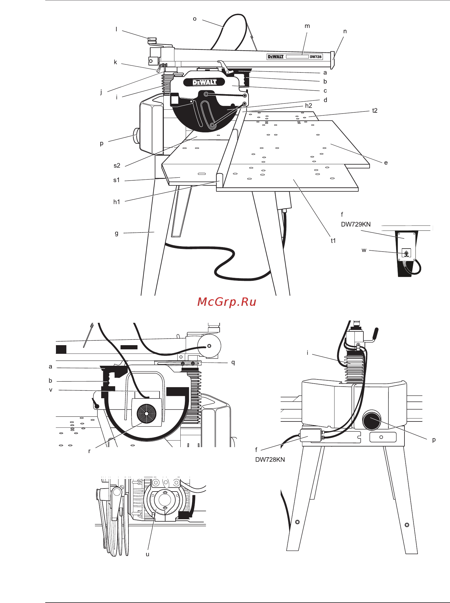 Dewalt DW728KN Инструкция по эксплуатации онлайн [2/40] 320471
