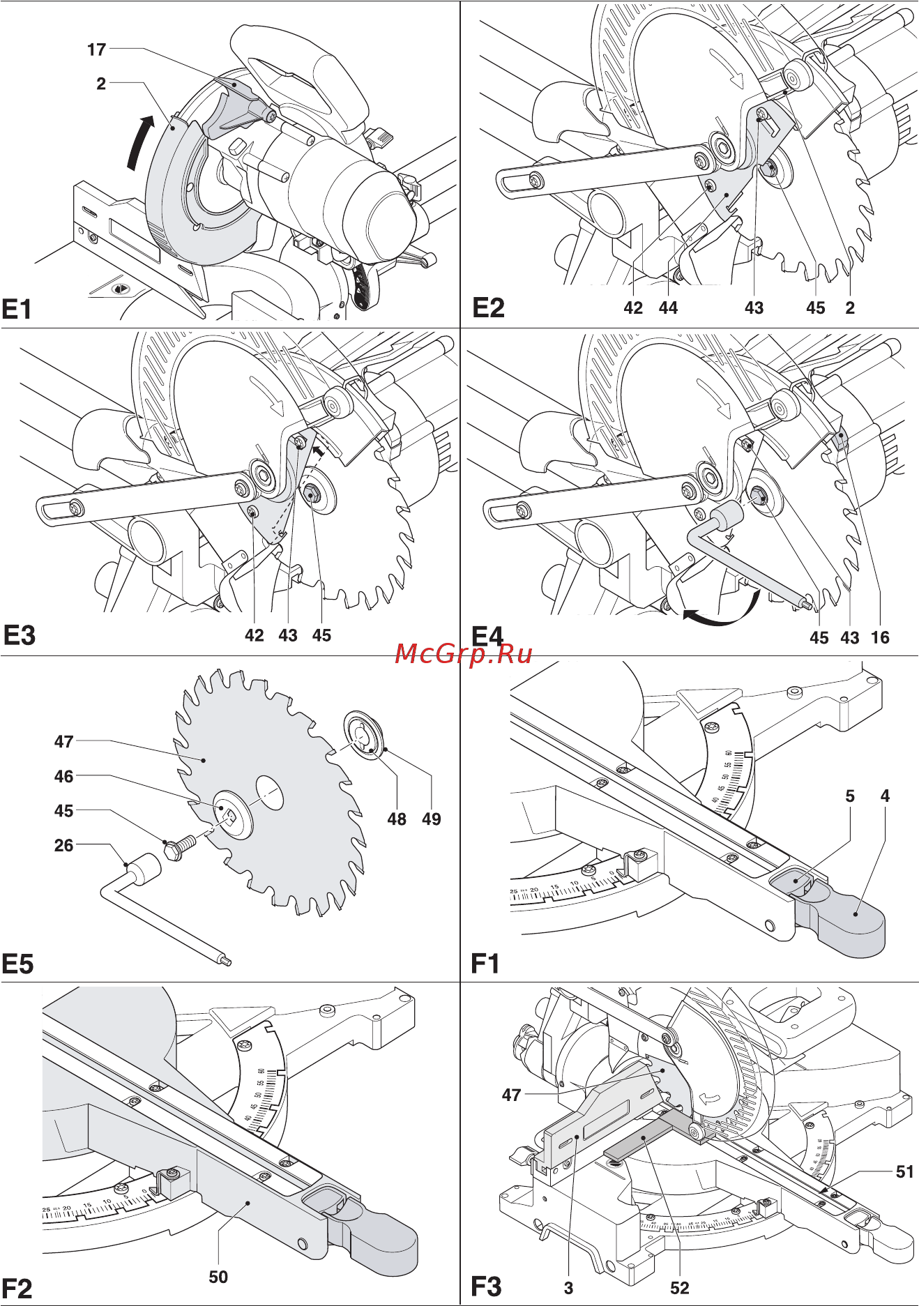 Dewalt DW712 Инструкция по эксплуатации онлайн [5/21] 320483