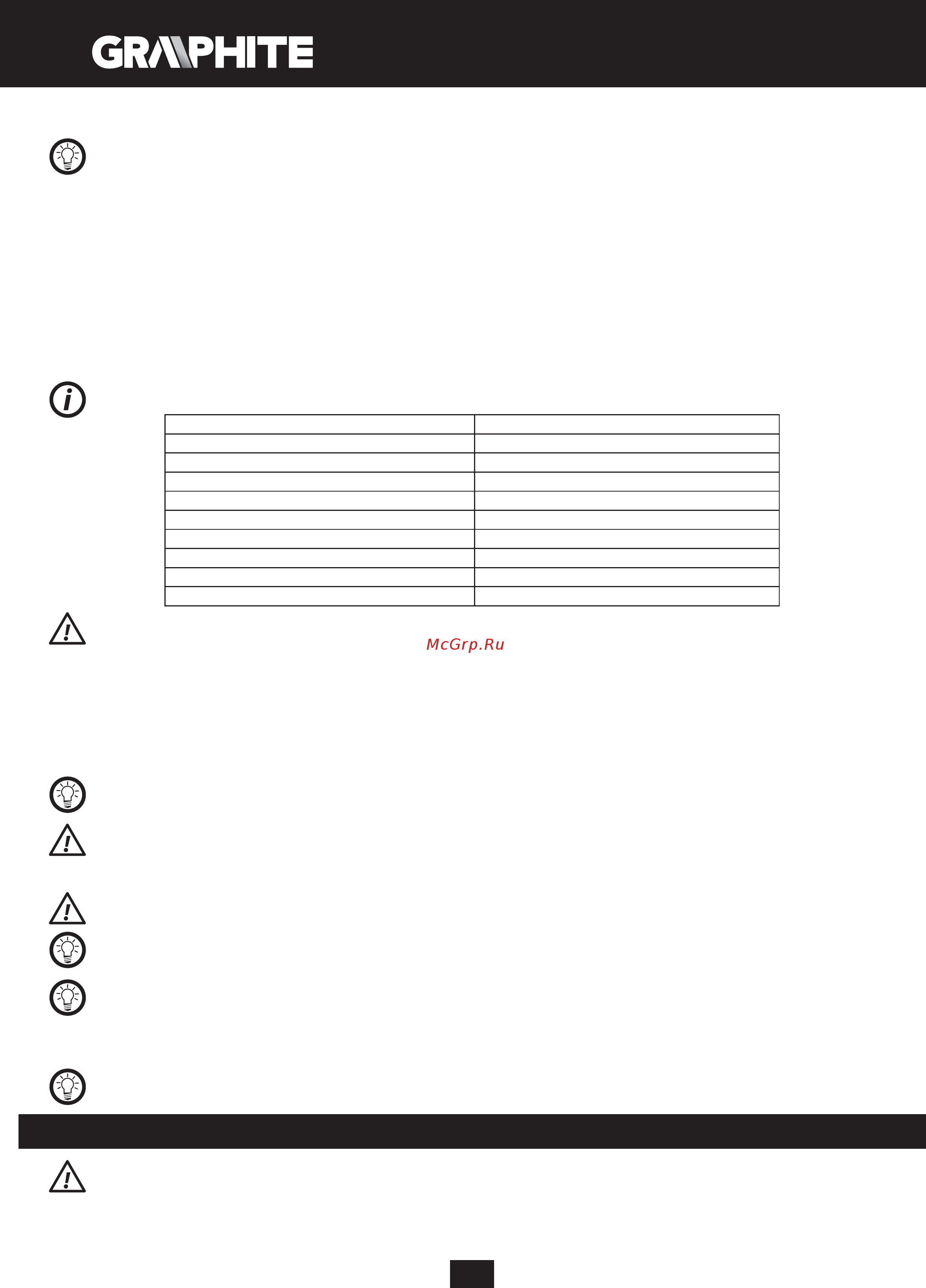 GRAPHITE 59G019 [78/192] Péče a údržba