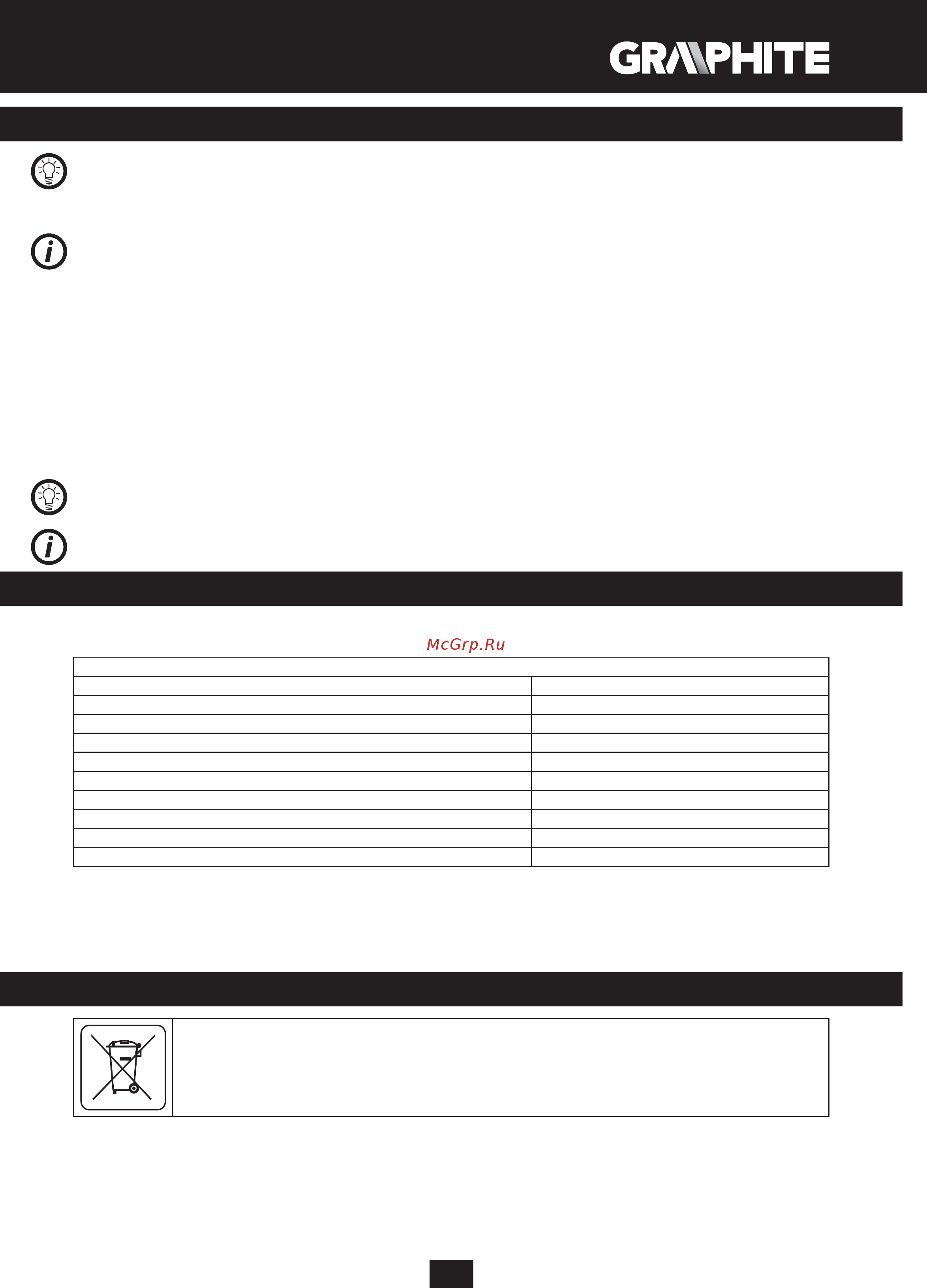 GRAPHITE 59G071 [67/152] Ochrana životného prostredia