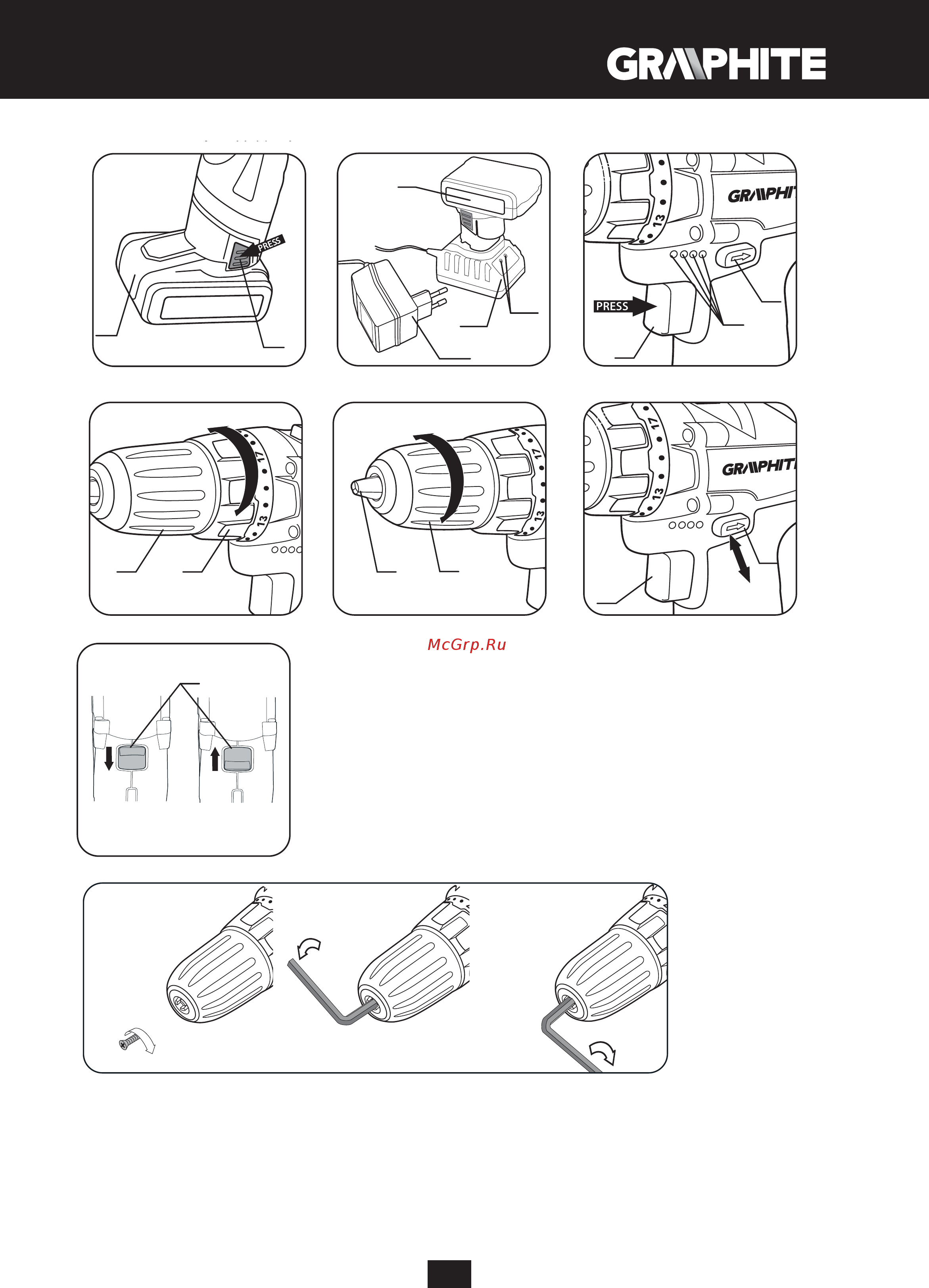 GRAPHITE 58G214 Инструкция по эксплуатации онлайн [5/152] 320582