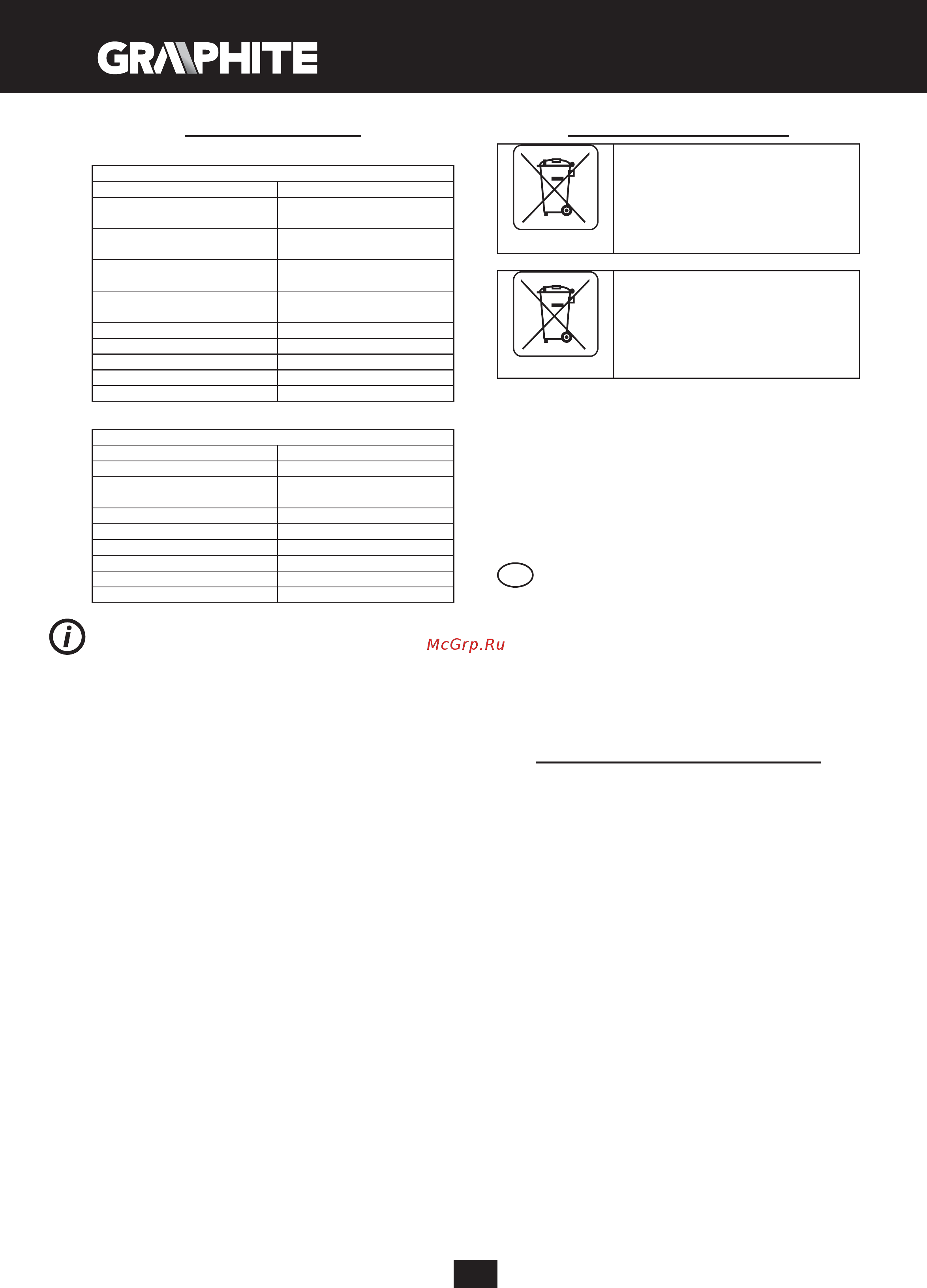 GRAPHITE 58G151 [56/66] Traducción del manual original destornillador a batería