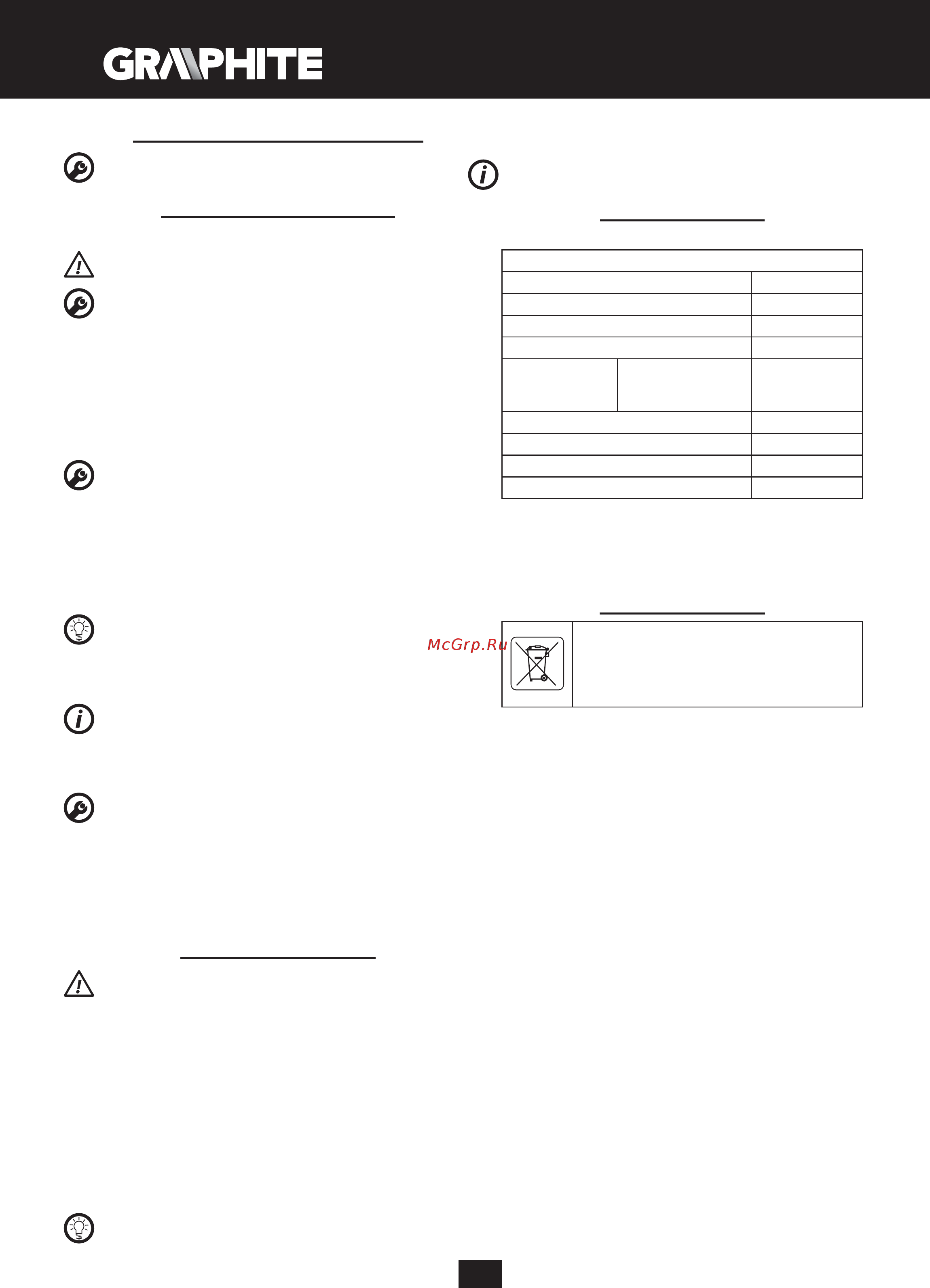 GRAPHITE 58G784 [14/36] Felkészülés az üzembehelyezésre