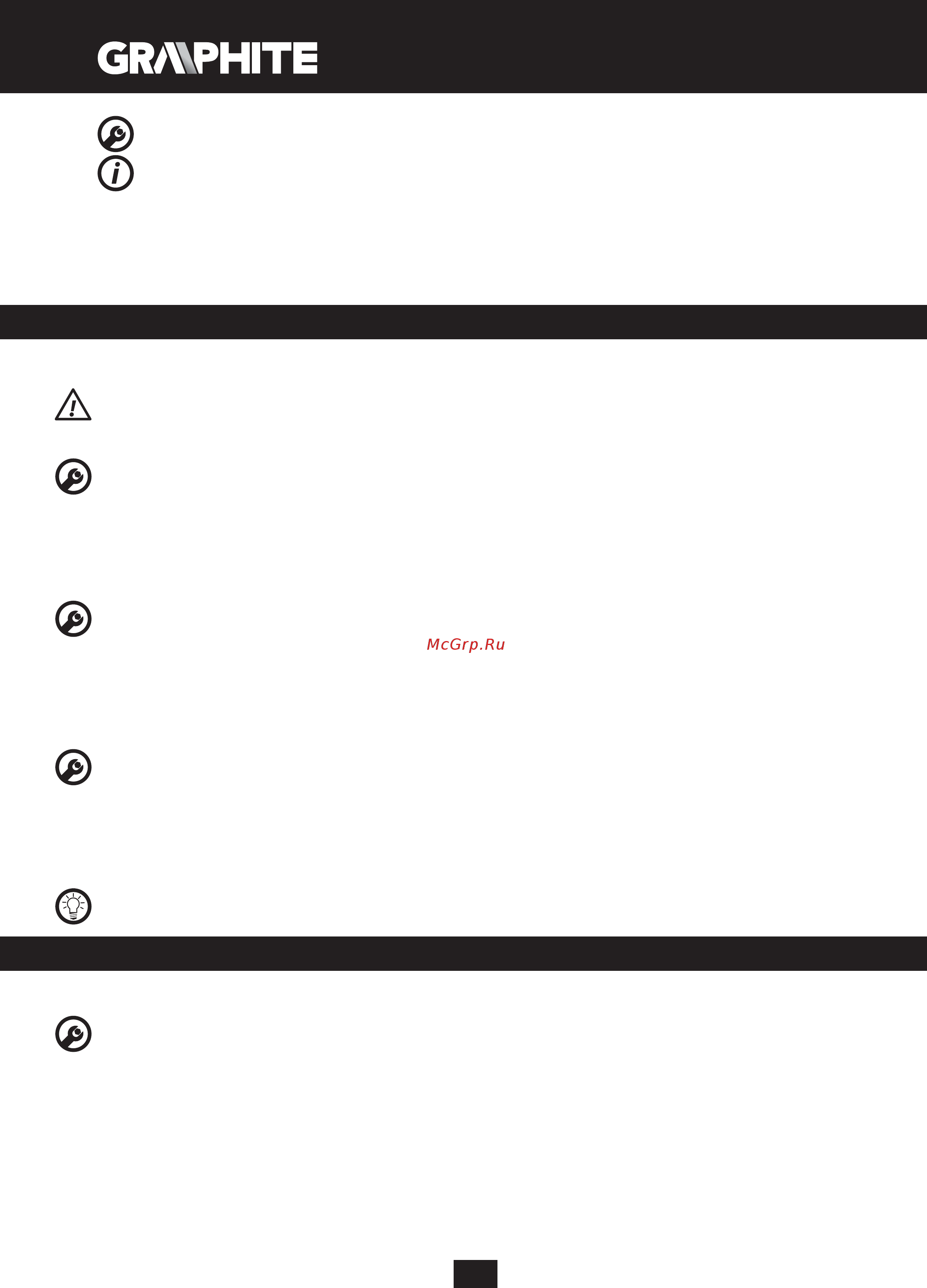GRAPHITE 58G712 [92/104] Preparación para trabajar