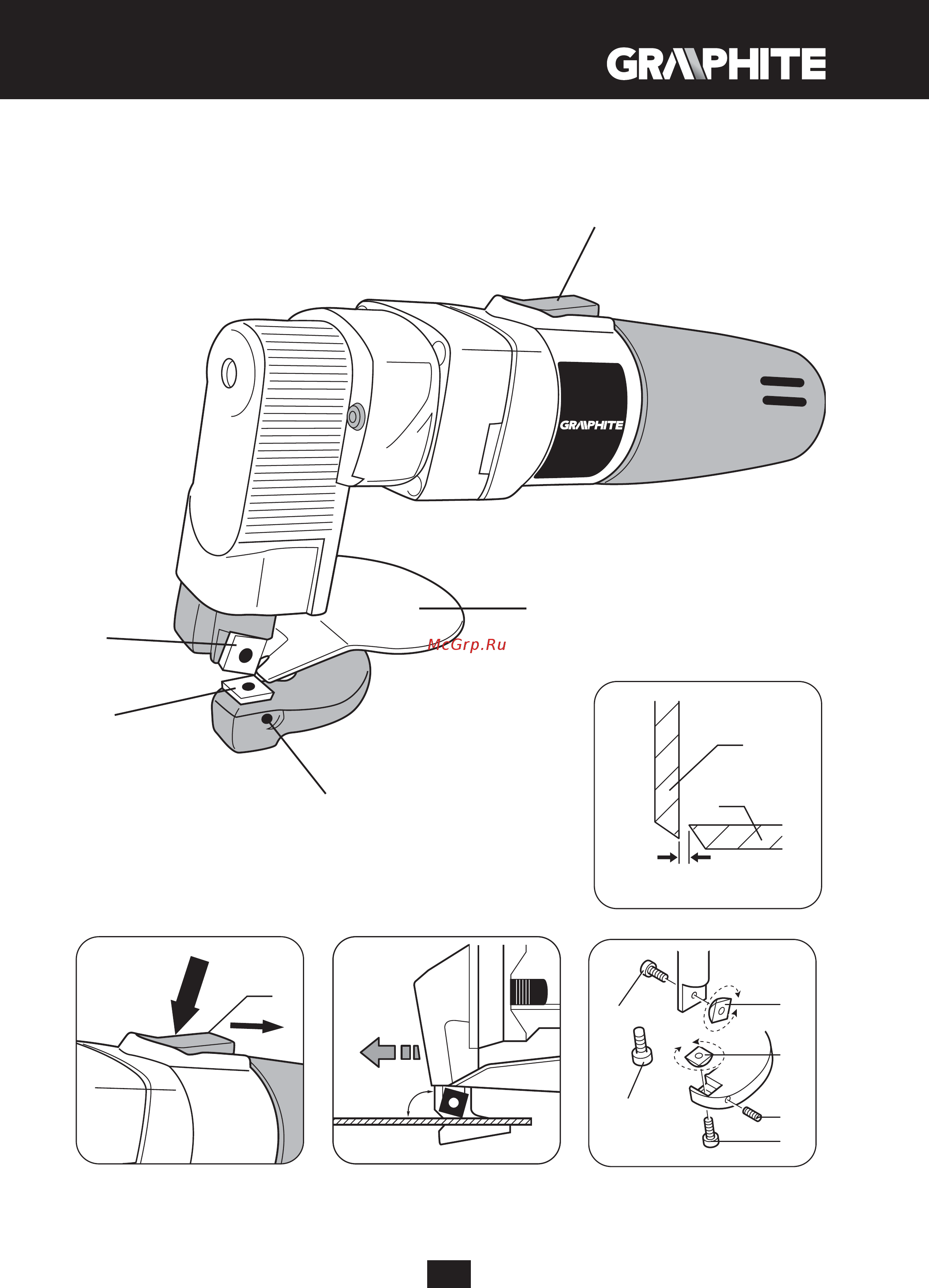 GRAPHITE 59G402 Инструкция по эксплуатации онлайн [3/92] 320595