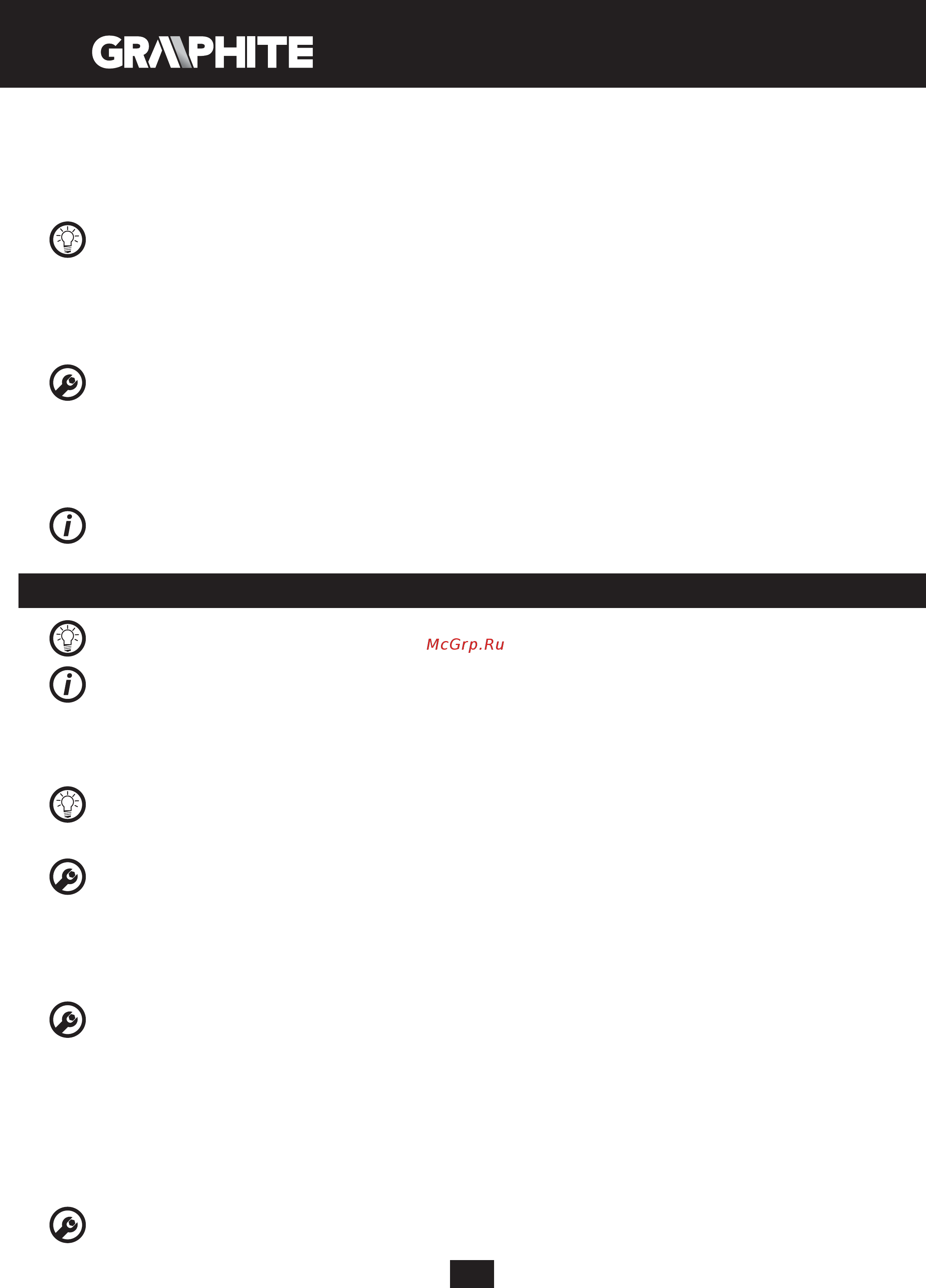 GRAPHITE 59G401 [38/104] Péče a údržba