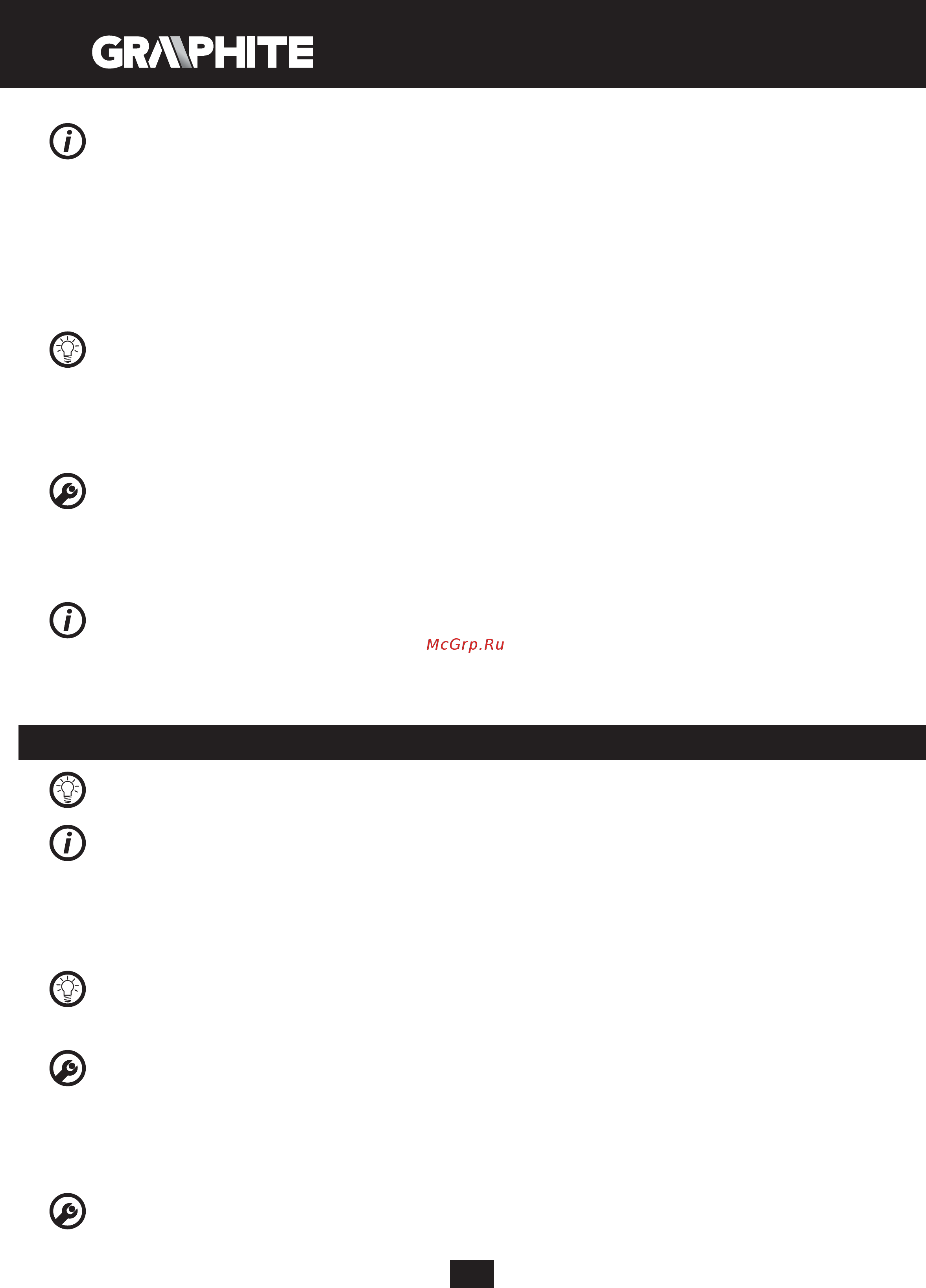 GRAPHITE 59G401 [46/104] Používanie a údržba