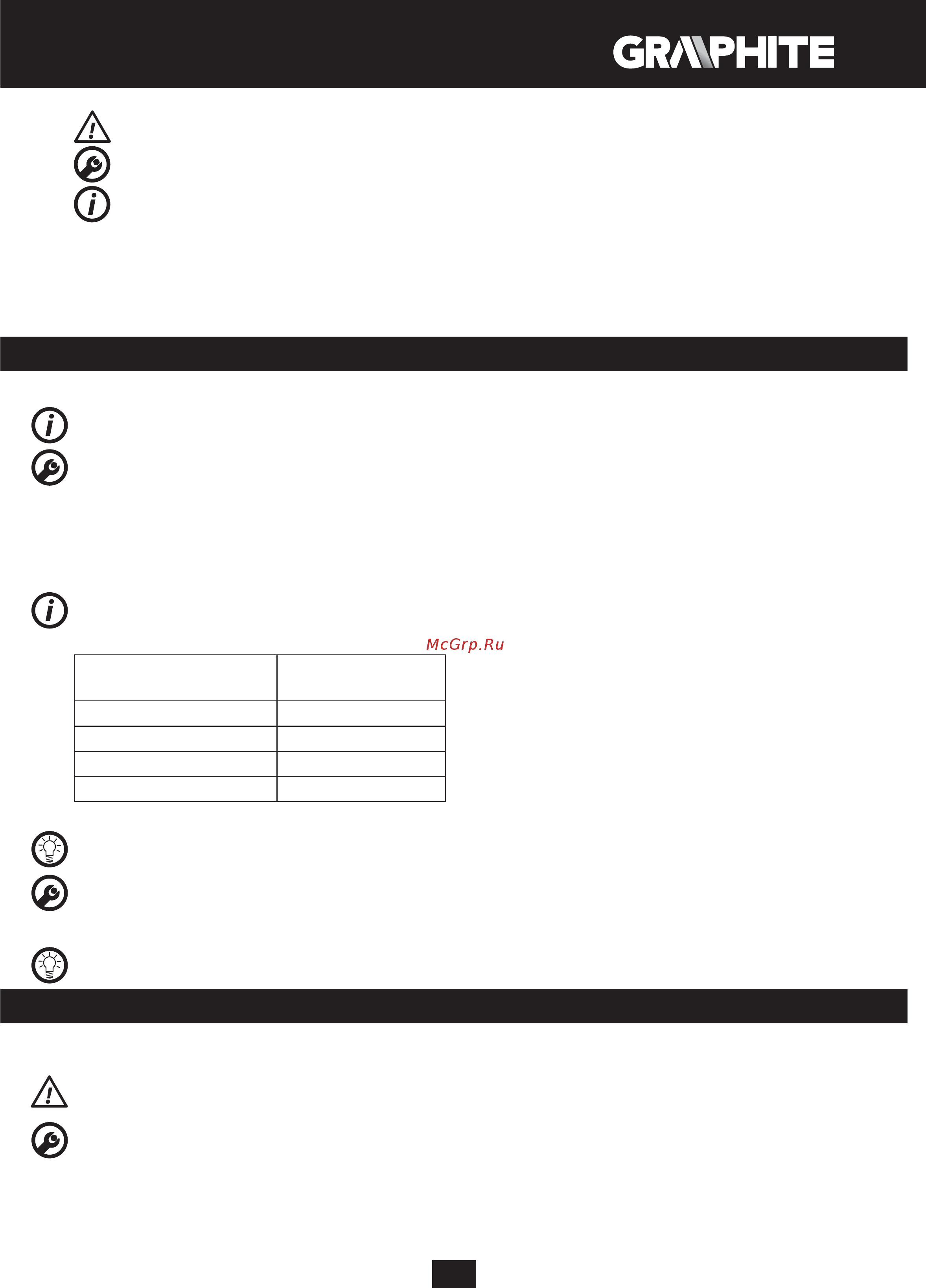GRAPHITE 59G401 [63/104] Töö seadistamine