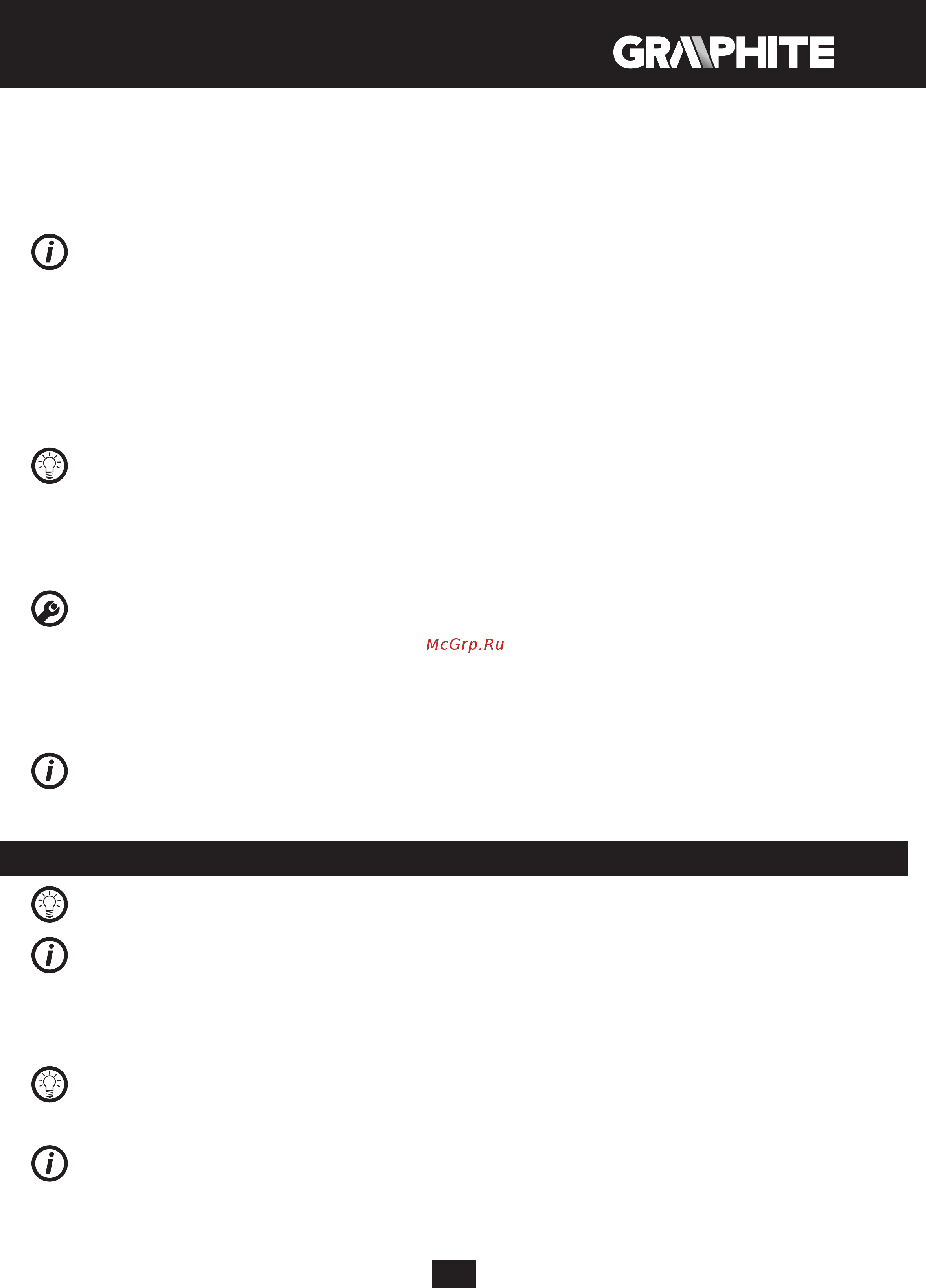 GRAPHITE 59G401 [91/104] Servizio e manutenzione