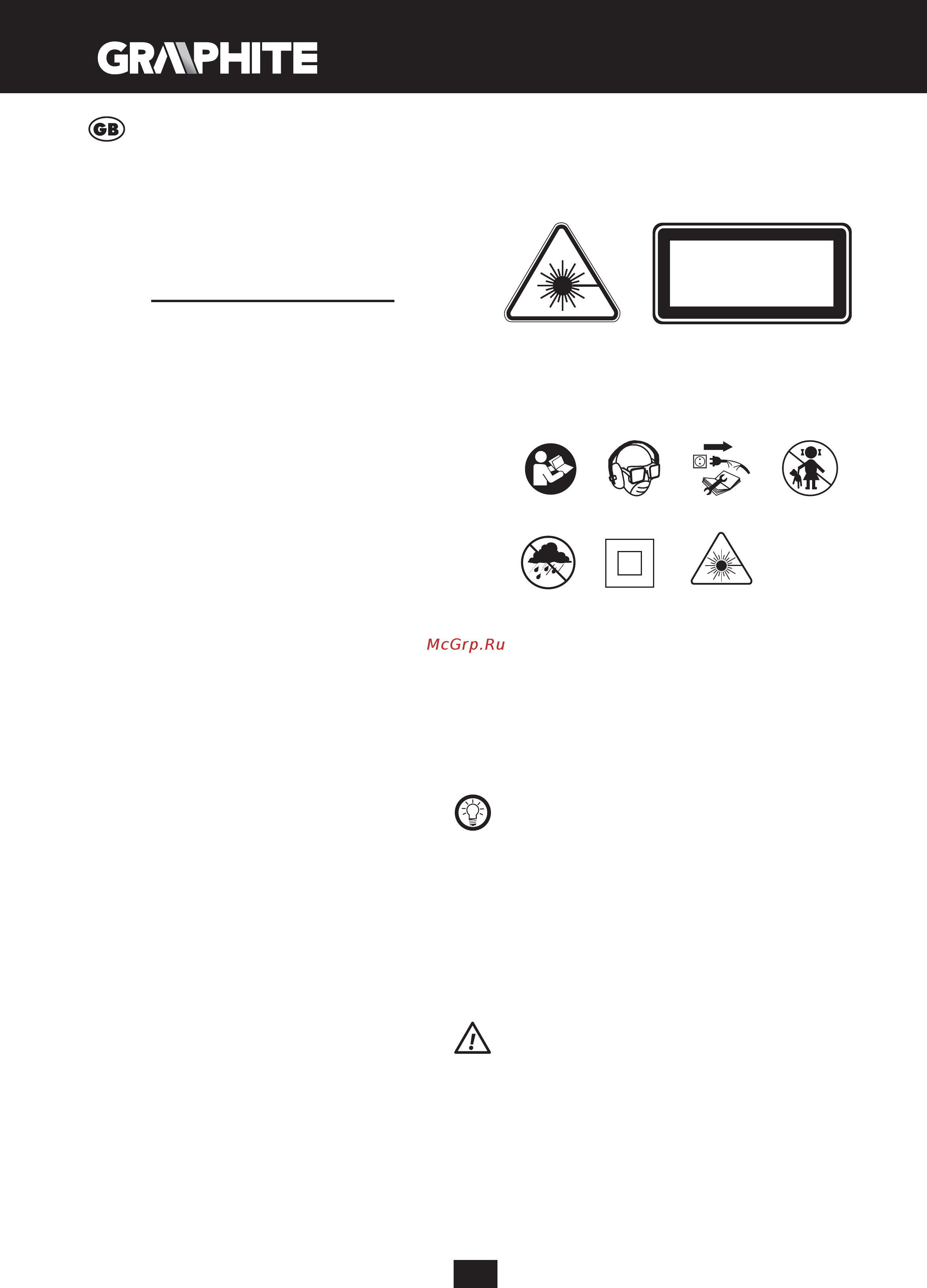 GRAPHITE 59G800 [12/108] Translation of the original instructions mitre saw