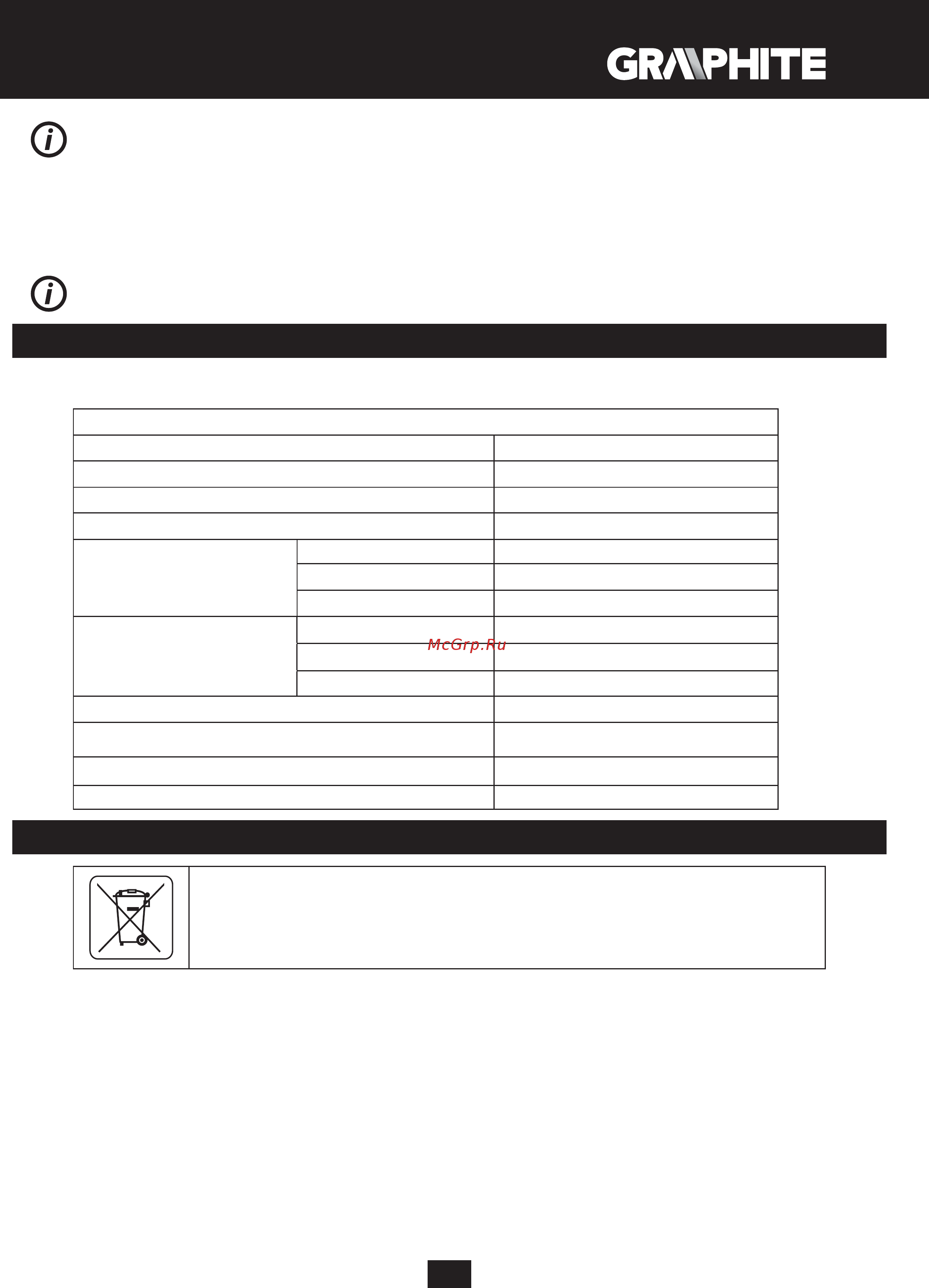 GRAPHITE 59G524 [77/96] Προστασια περιβαλλοντοσ