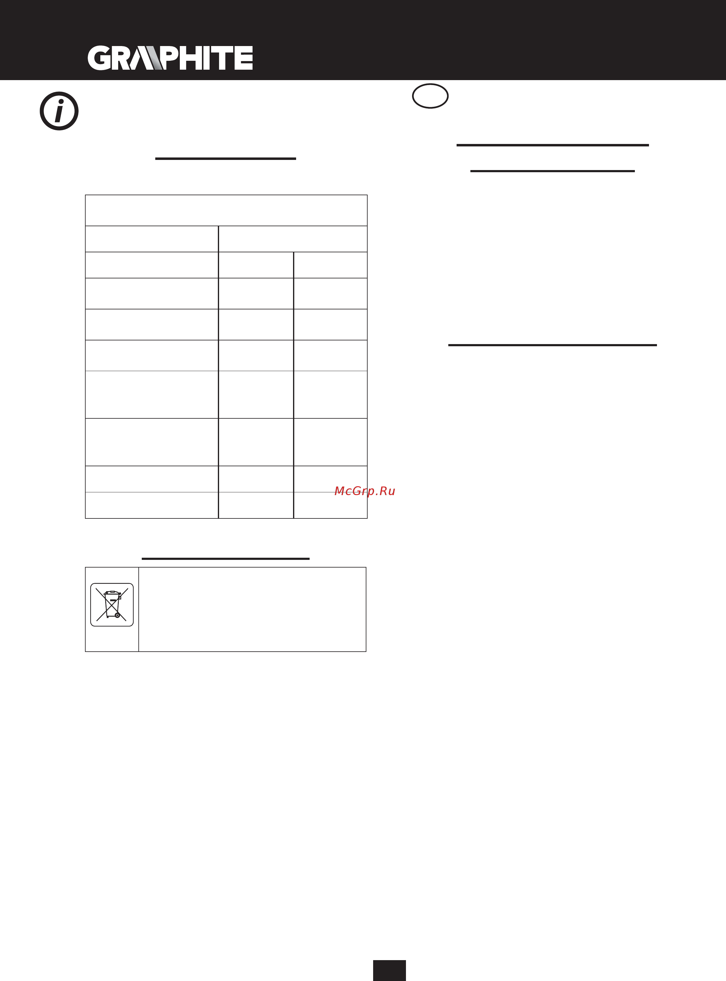GRAPHITE 58G001 [44/48] Gebruiksaanwijzing