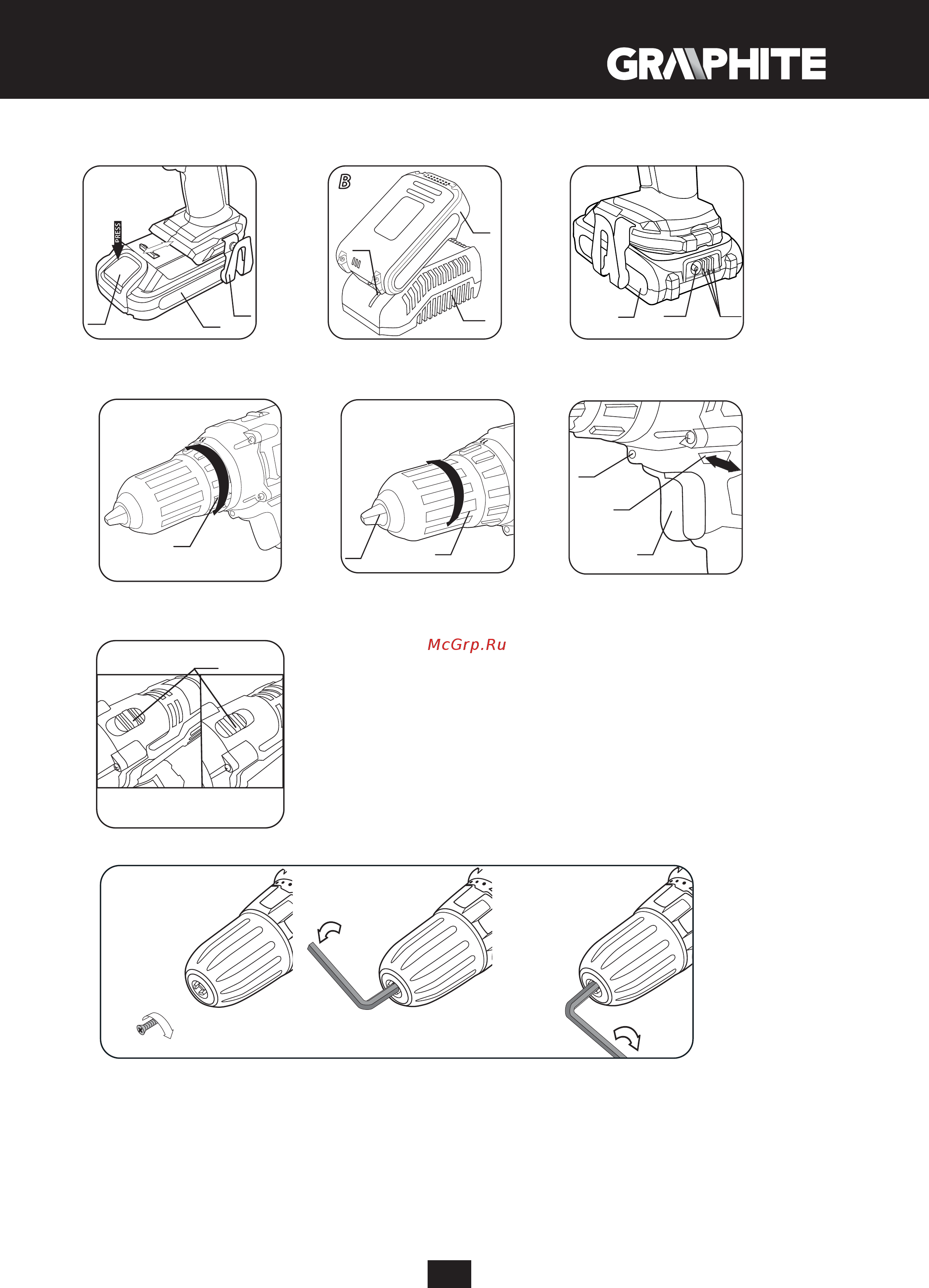 GRAPHITE 58G006 Инструкция по эксплуатации онлайн [5/100] 320655