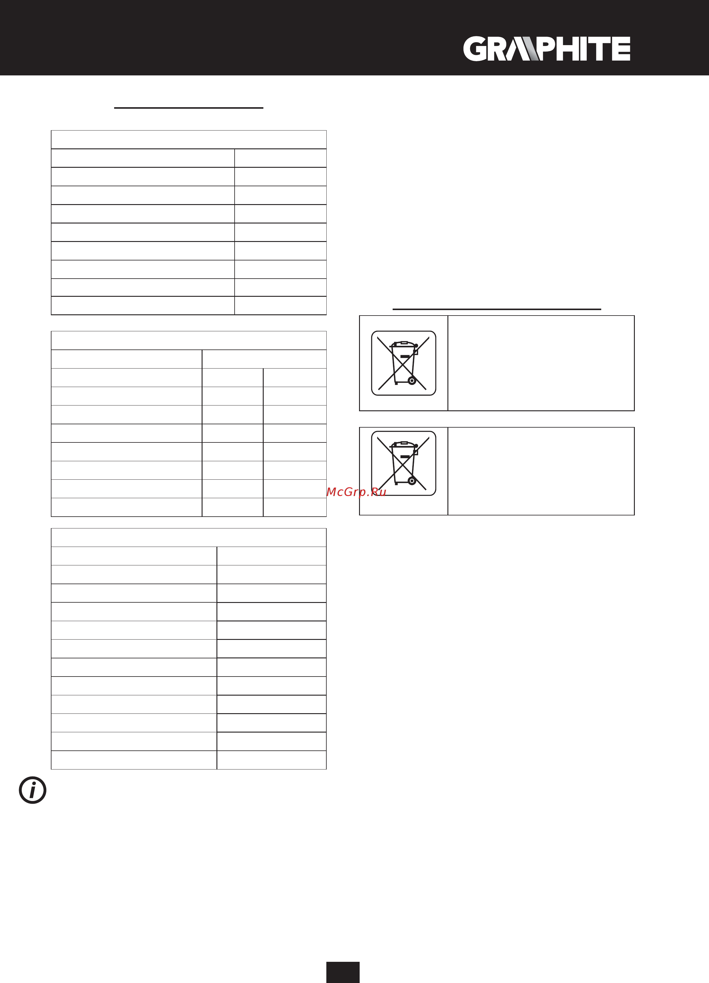 GRAPHITE 58G003 [19/144] Environmental protection ce