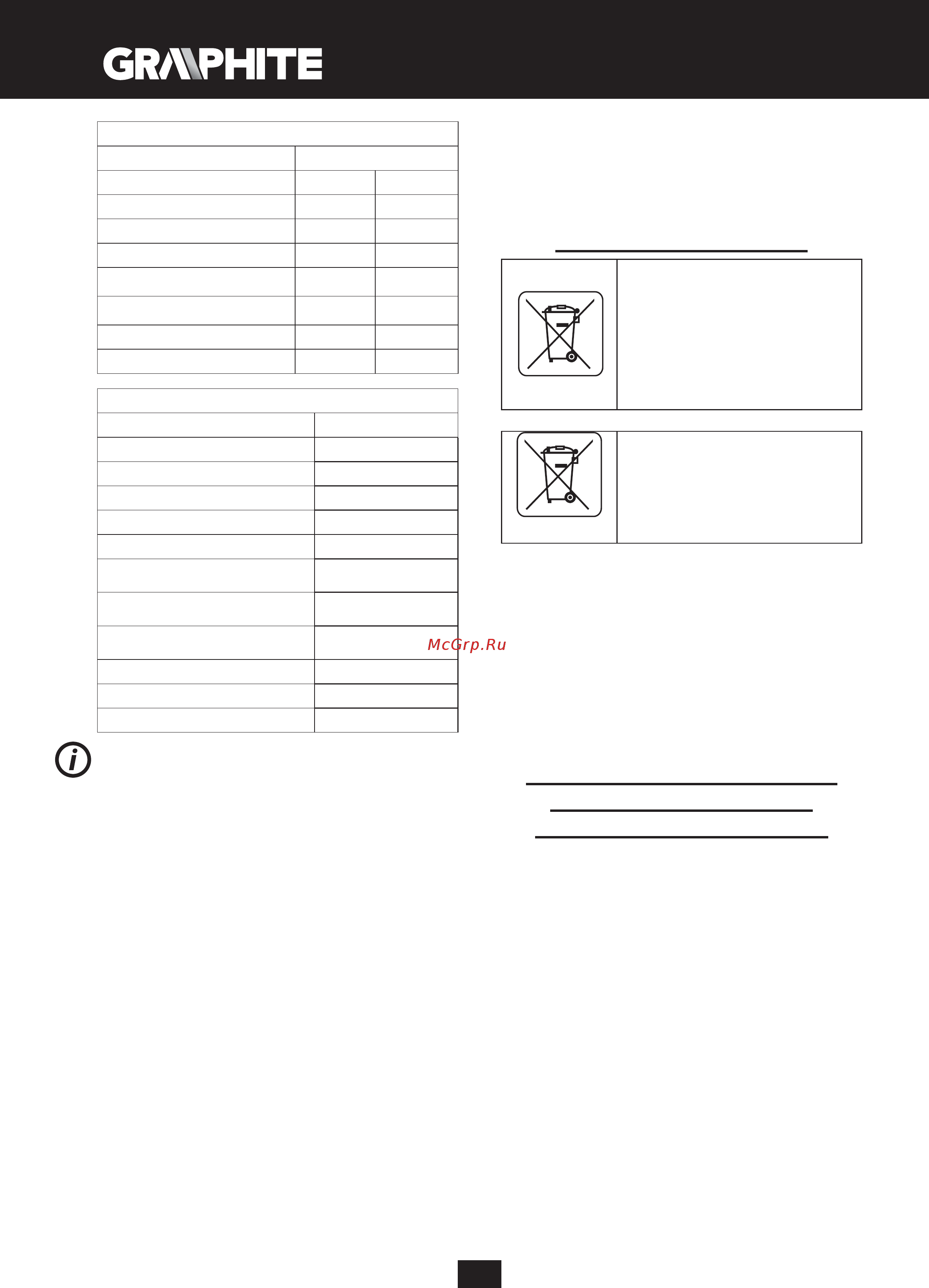 GRAPHITE 58G011 [26/108] Li ion