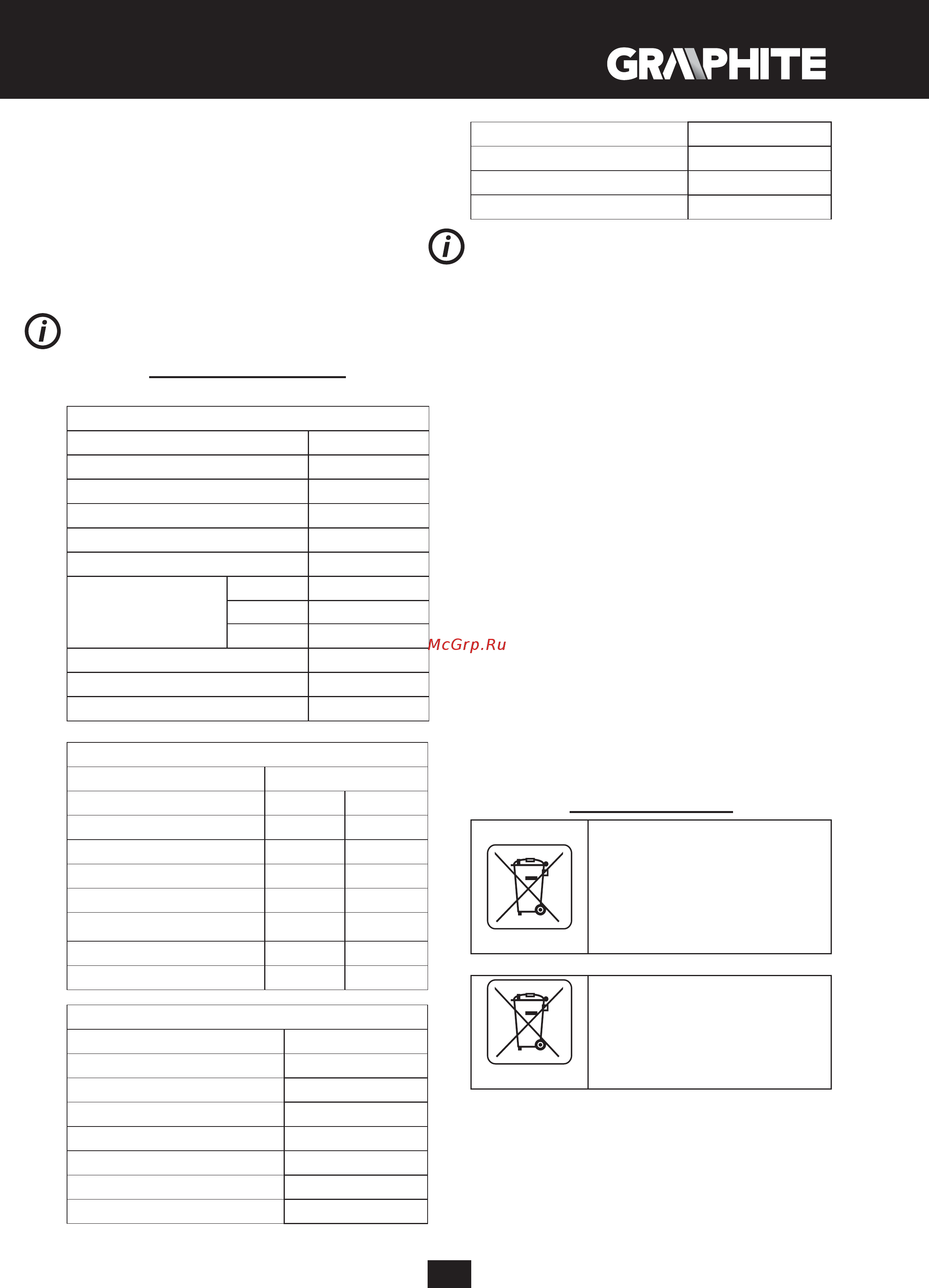 GRAPHITE 58G009 [19/100] Umweltschutz ce