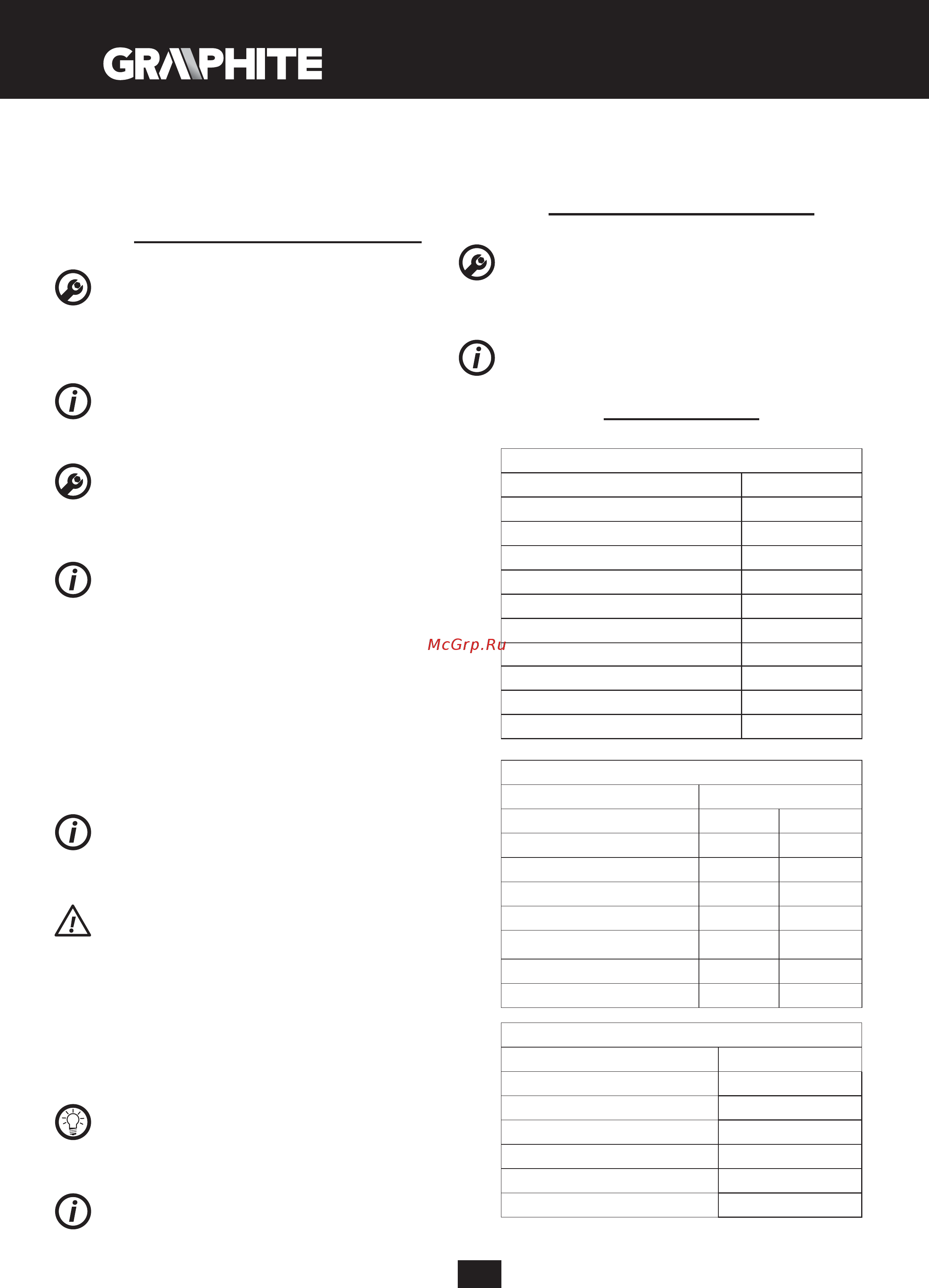 GRAPHITE 58G007 [64/72] Funzionamento regolazione