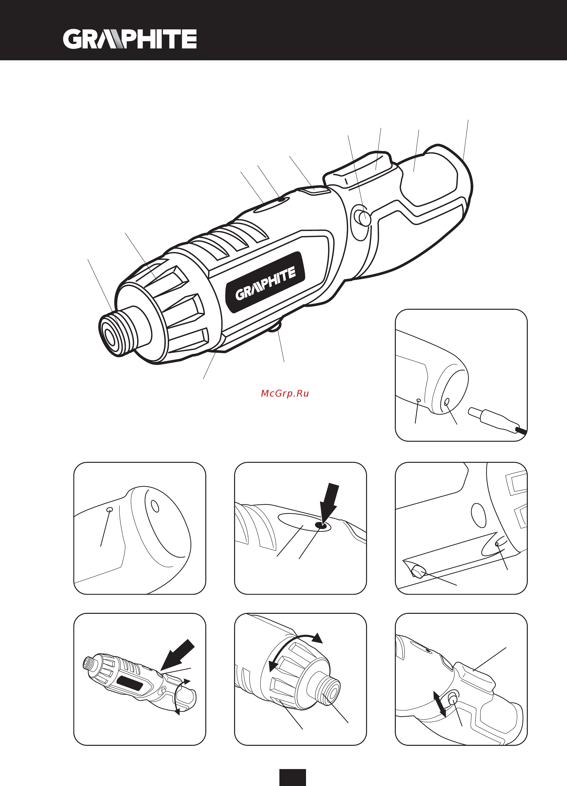 GRAPHITE 58G150 Инструкция по эксплуатации онлайн [4/112] 320668