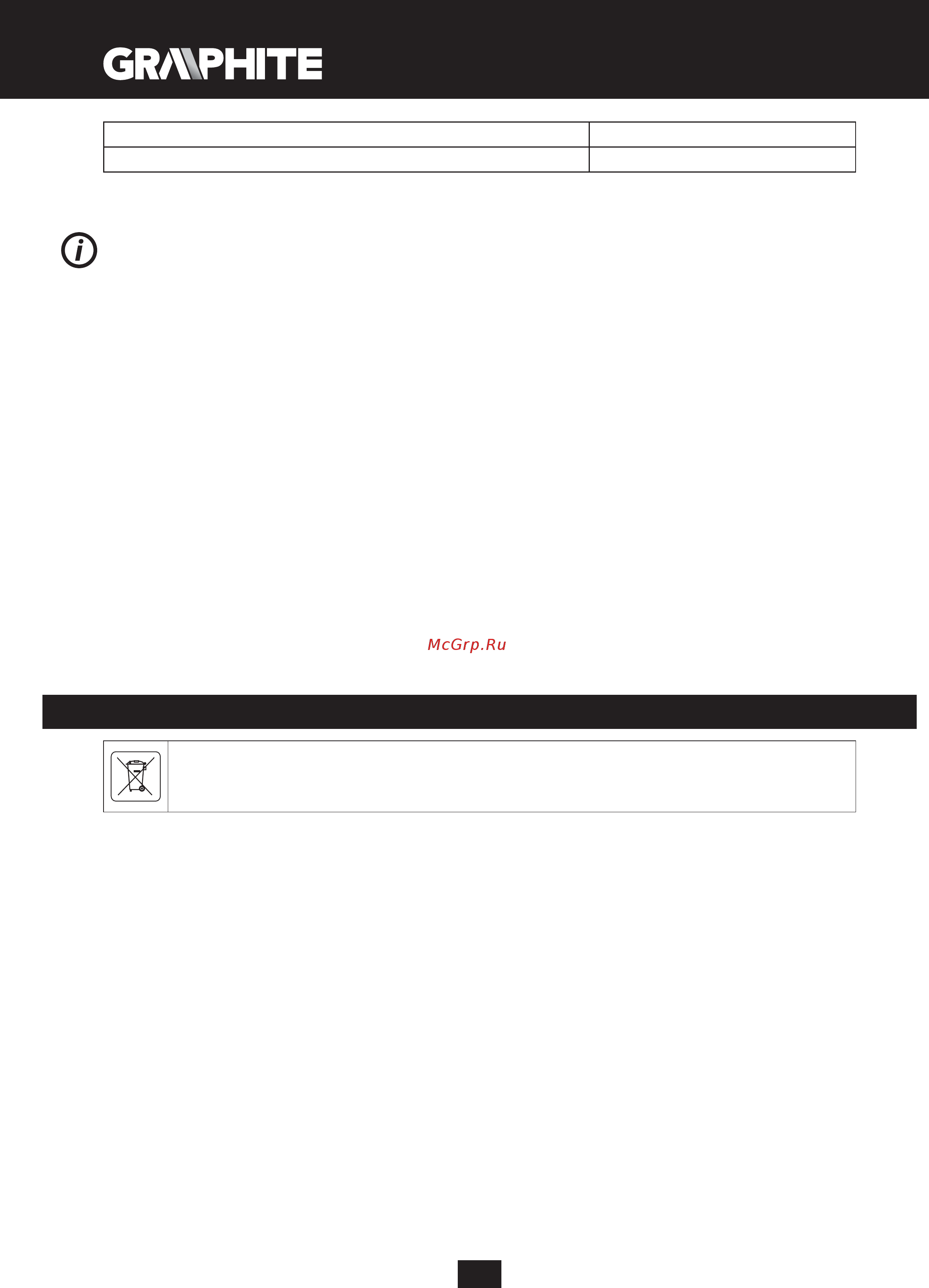 GRAPHITE 59G093 [14/192] Ochrona środowiska ce