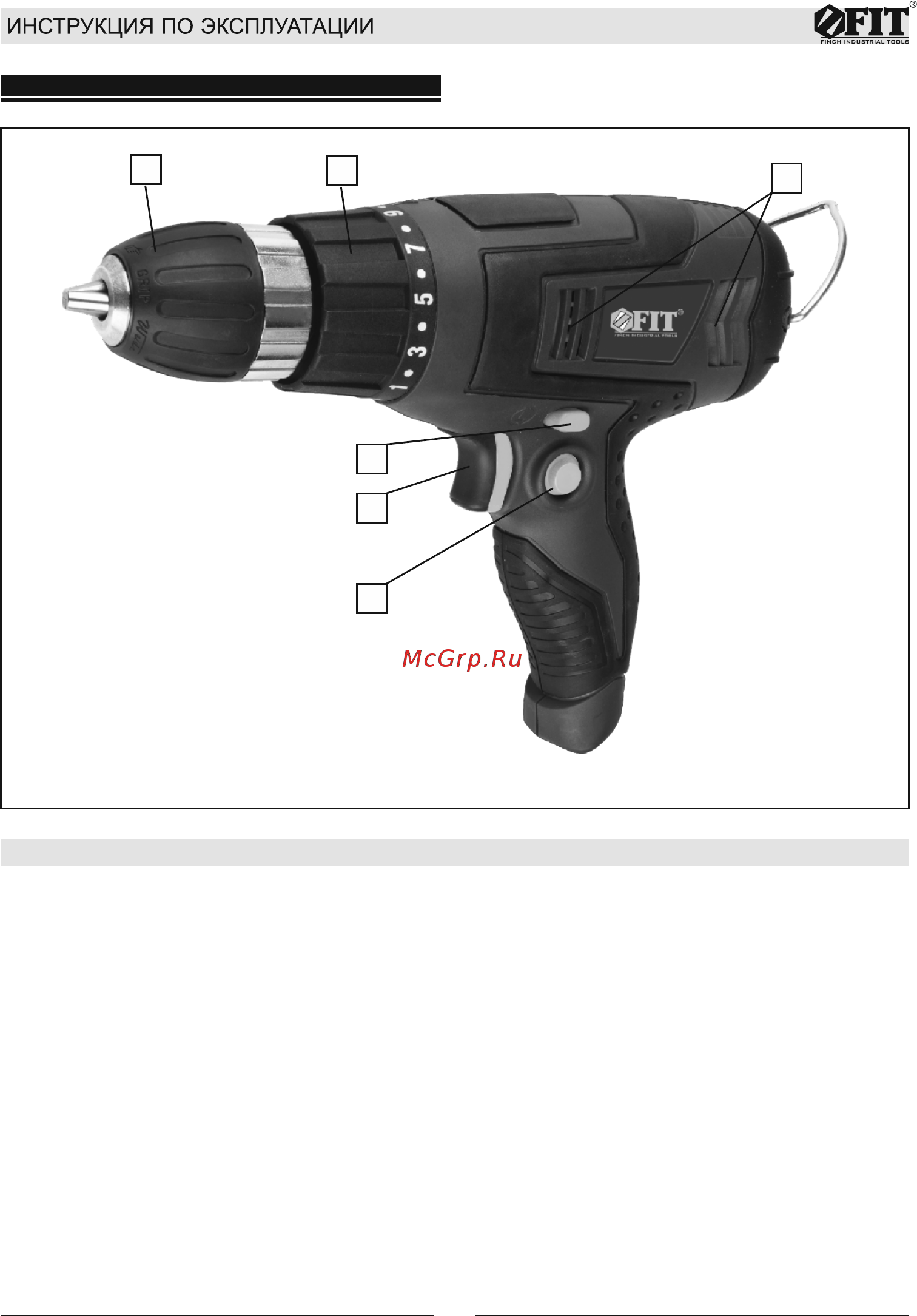 Fit ES-230SP (80014) [2/8] Органы управления