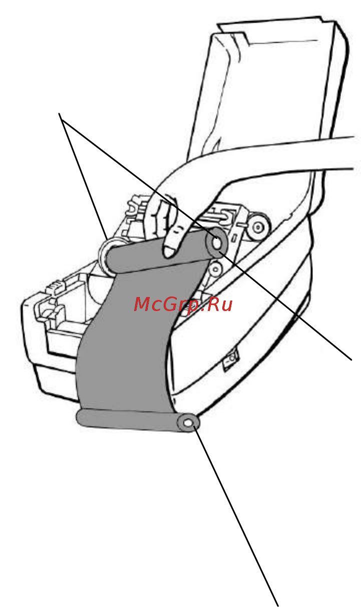 Argox OS-2140 (D) [17/85] Рулон риббона