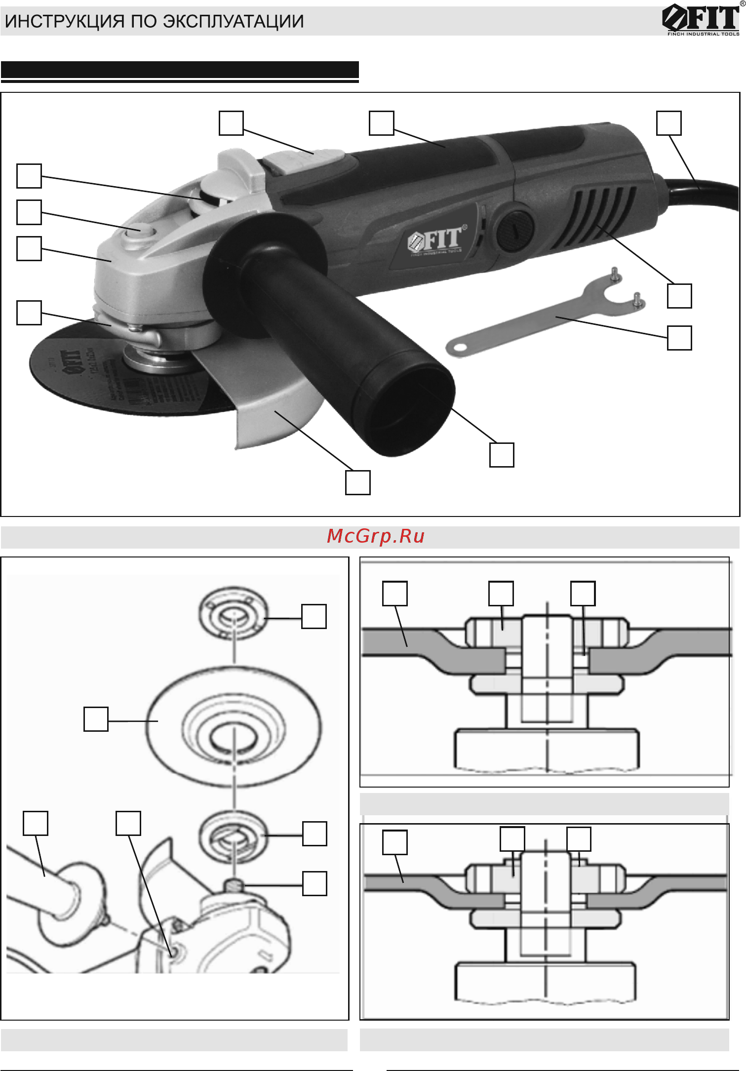 Fit AG-125/752 (80281) Инструкция по эксплуатации онлайн [2/9] 320865