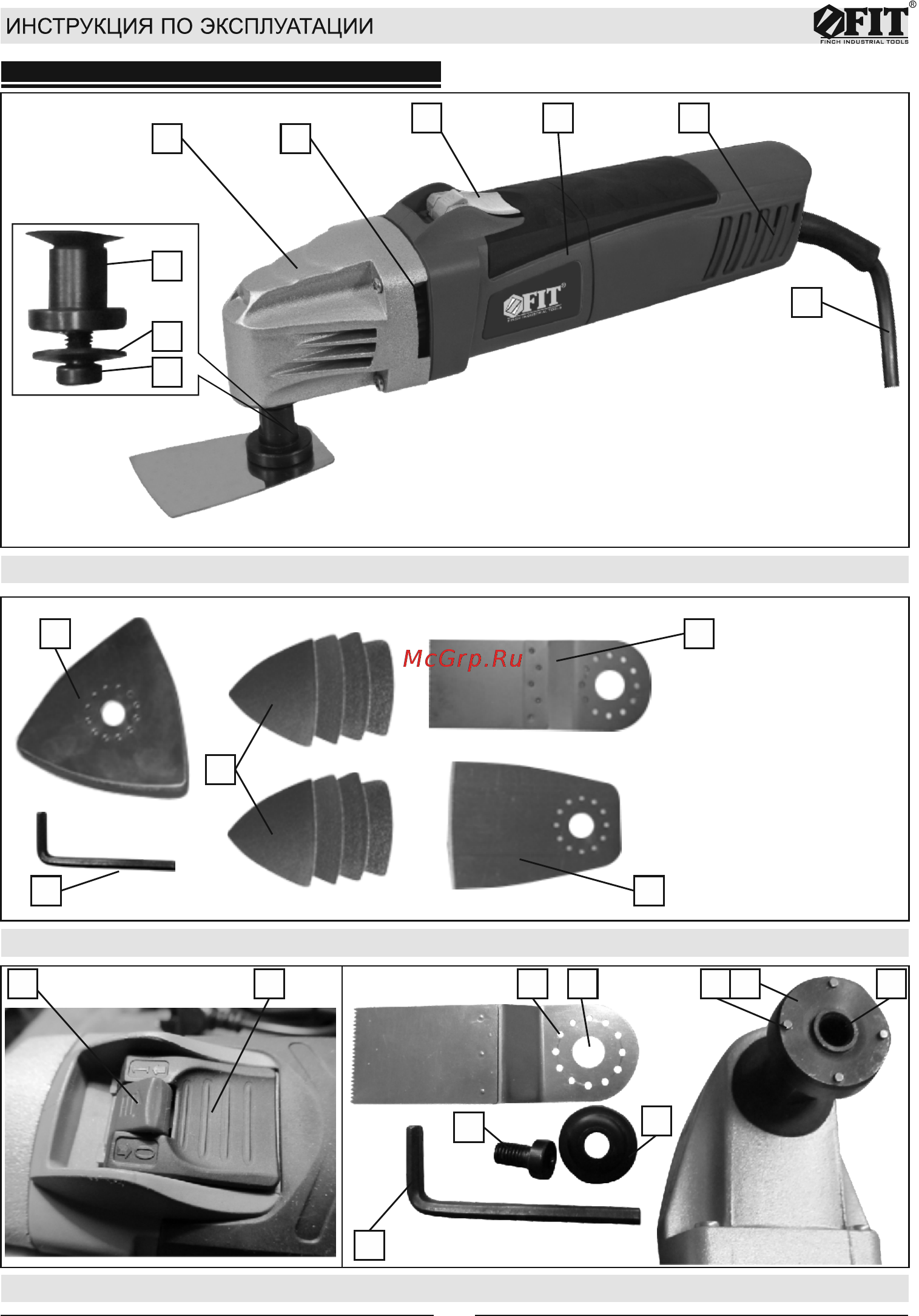 Fit MT-260 (80566) [2/8] Органы управления и регулировки