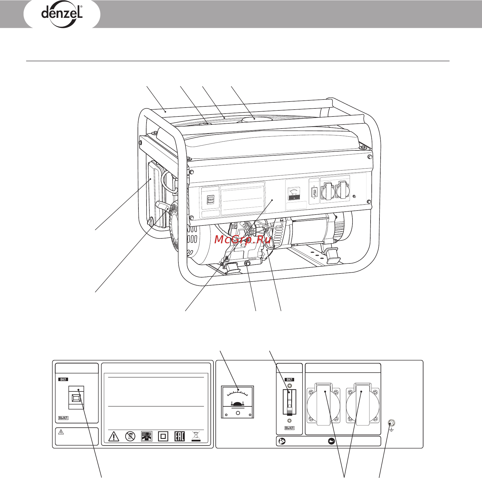 Denzel GE 8900 (94639) [8/24] Устройство изделия 94636 ge 4500
