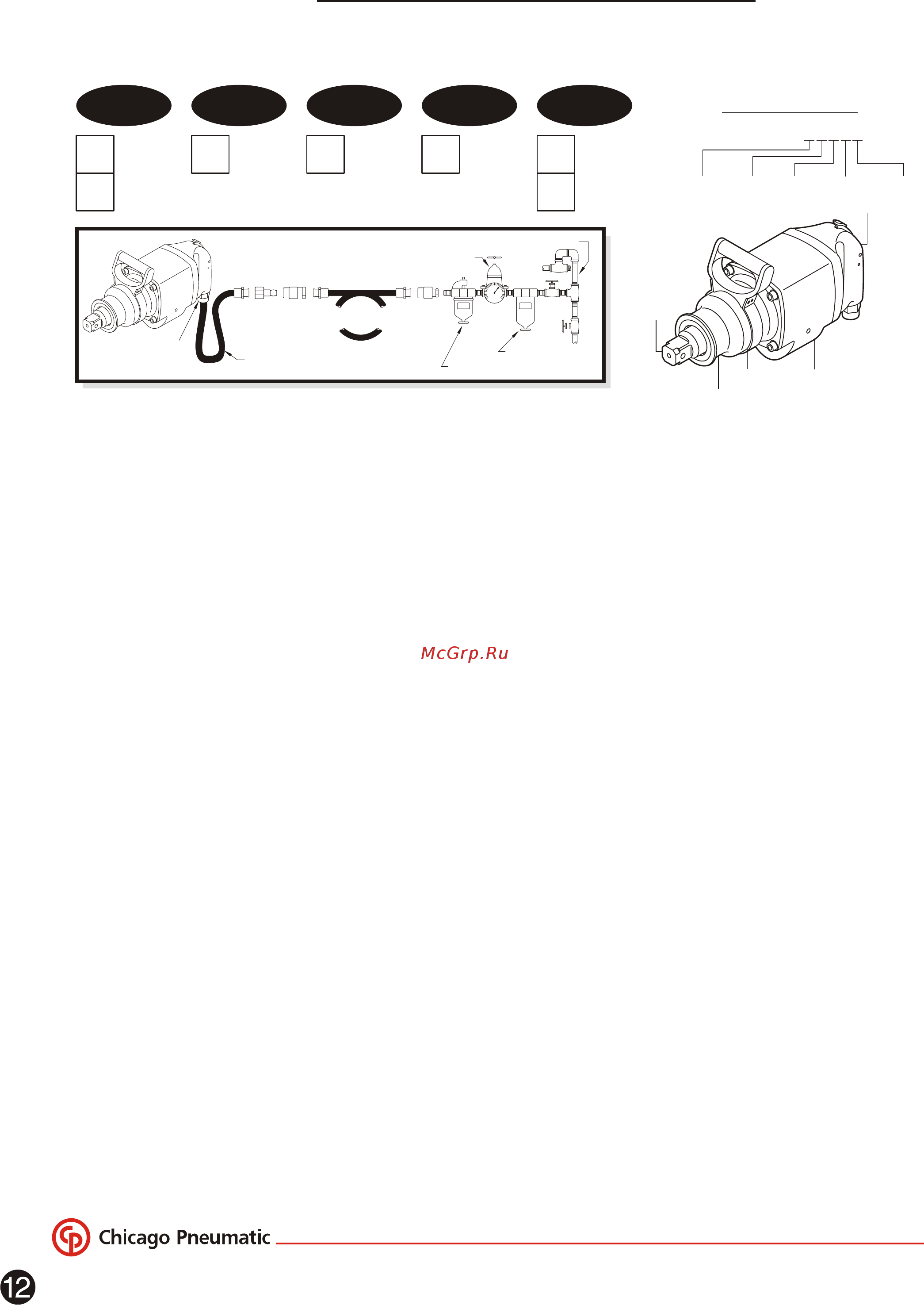 Chicago Pneumatic CP6120 GASED [12/13] Page 12