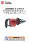 Chicago Pneumatic CP6120-D35H + FRL KIT Инструкция по эксплуатации