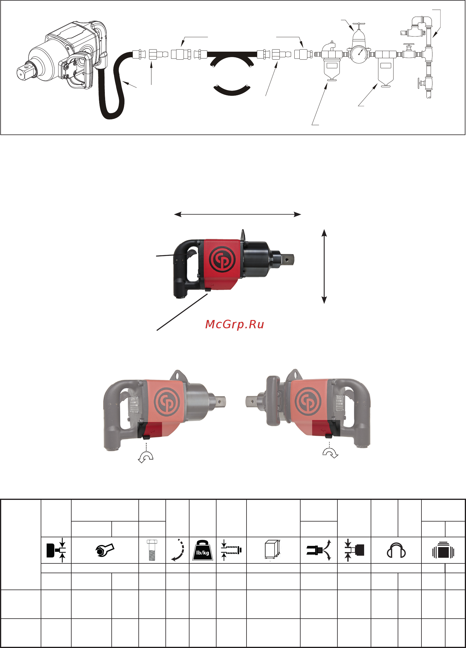 Chicago Pneumatic CP6135-D80L [2/36] Fig 01