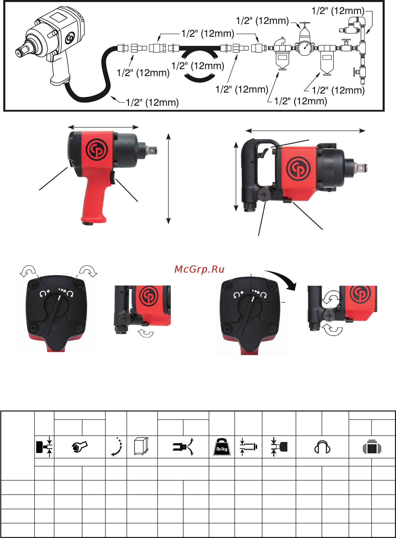 Chicago Pneumatic CP6763-D18D [2/36] Air diagram