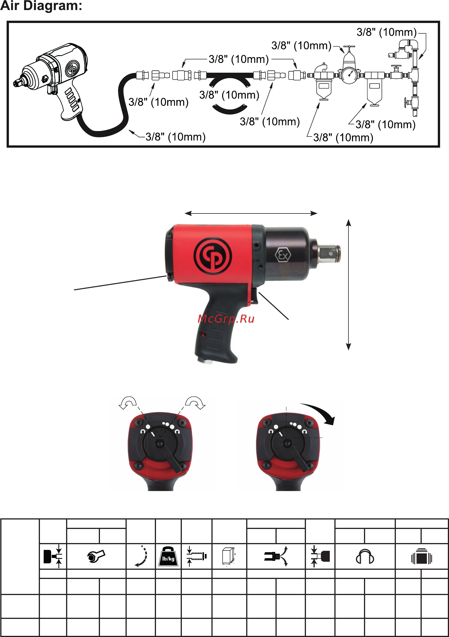 Chicago Pneumatic CP6778EX-P18D [2/32] Fig 3 fig 4