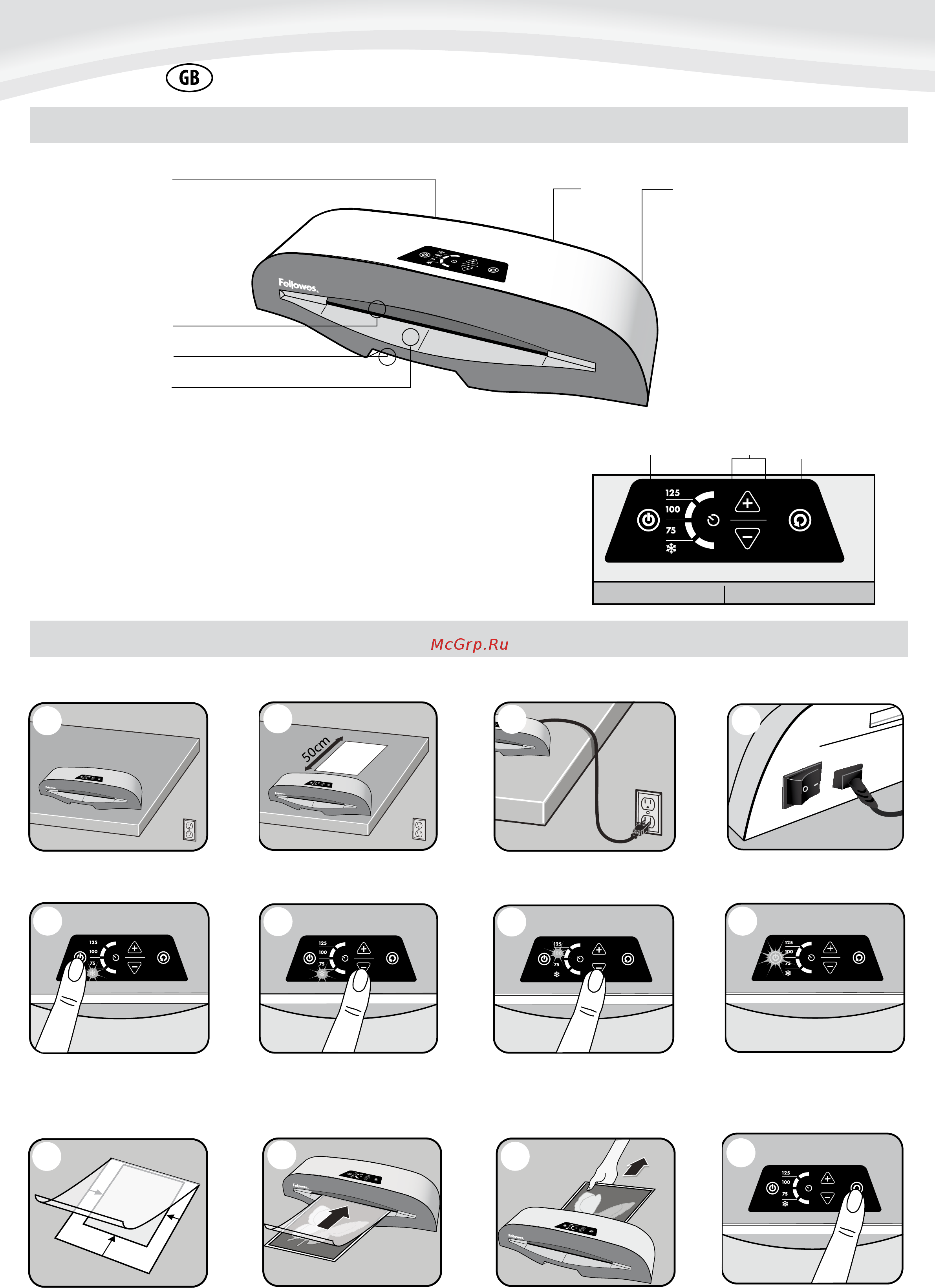 Fellowes Callisto A3 (FS-57285) [3/52] English