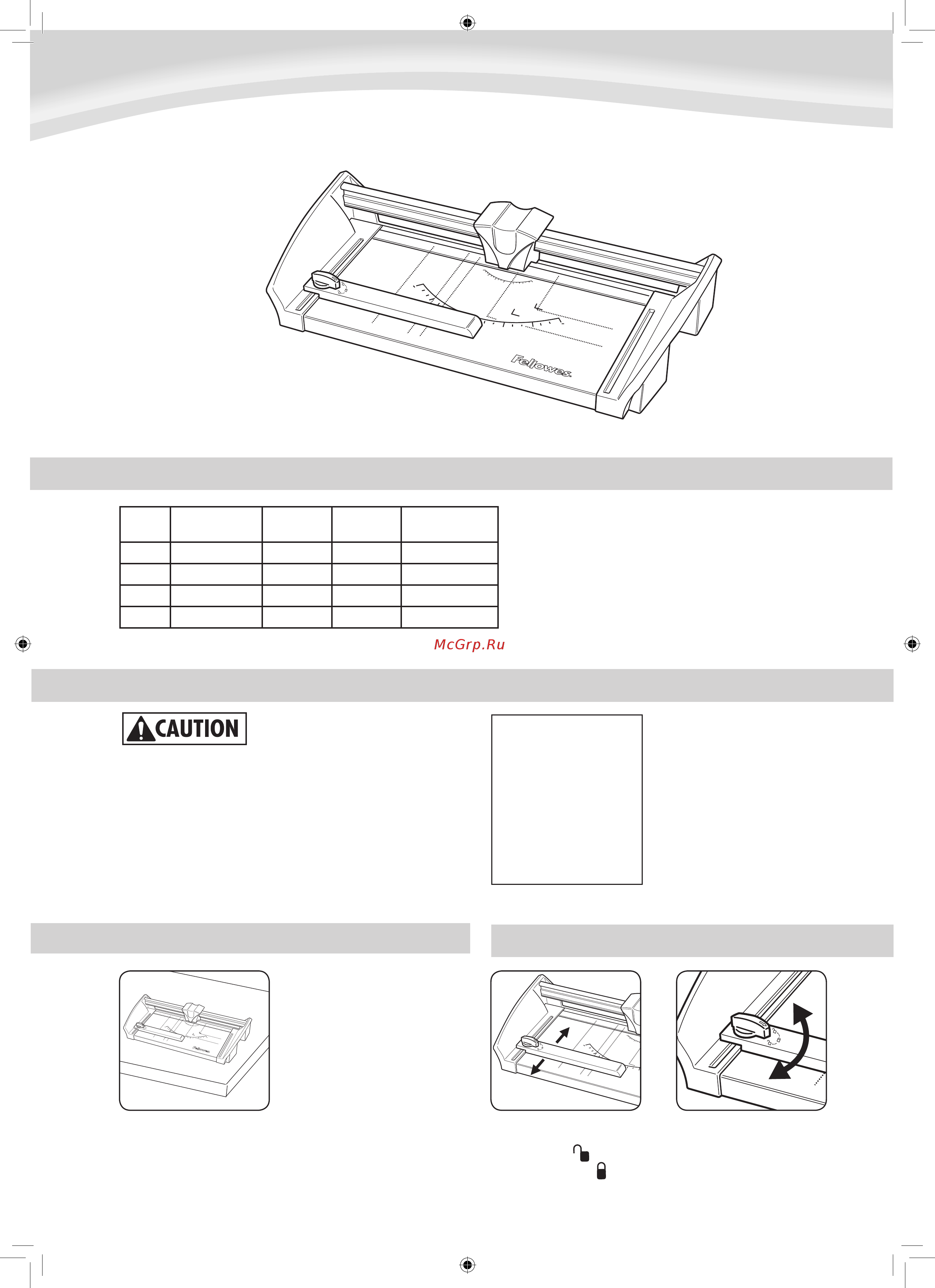 Fellowes SafeCut Gamma A4  FS 54370 [2/38] Adjustable back stops for repeat cuts before trimming your documents