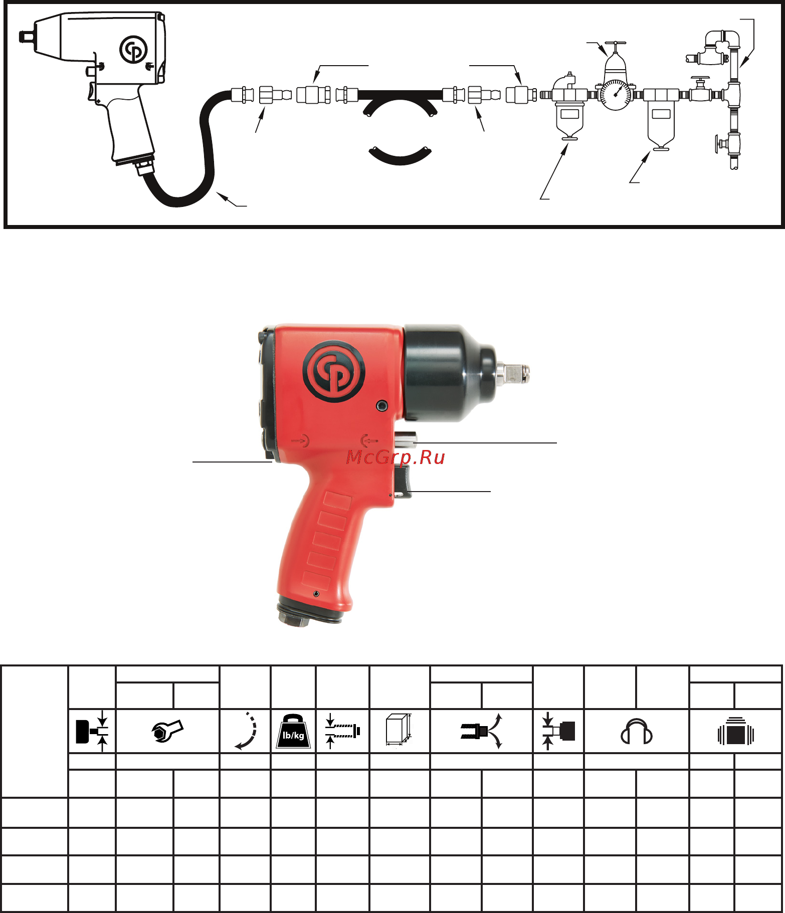 Chicago Pneumatic CP726H [2/32] Air diagram