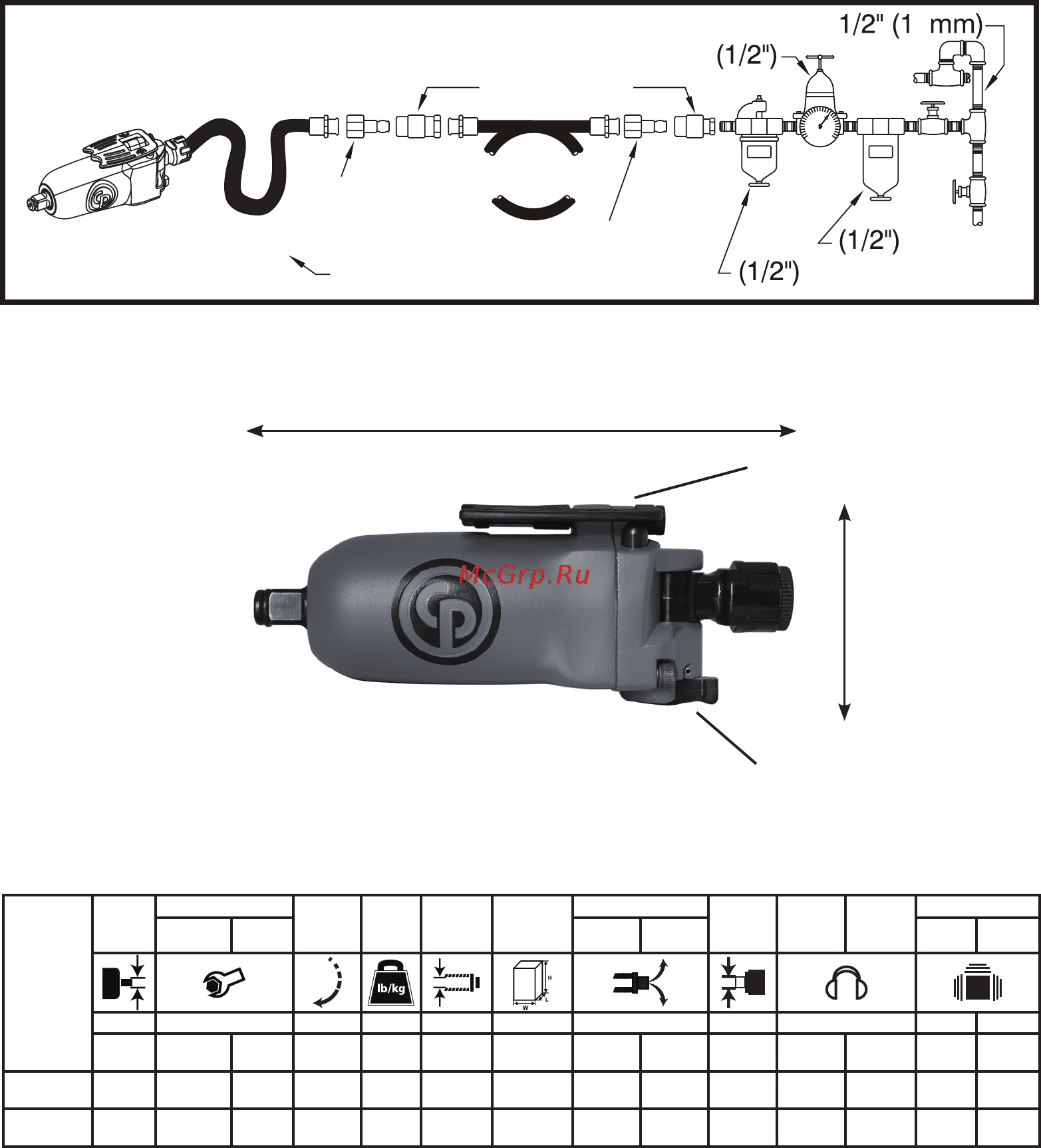 Chicago Pneumatic CP7721 [2/32] Air diagram