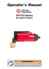 Chicago Pneumatic CP7722 Инструкция по эксплуатации