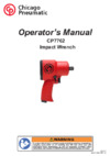 Chicago Pneumatic CP7762 Инструкция по эксплуатации