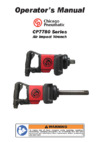Chicago Pneumatic CP7780 Инструкция по эксплуатации