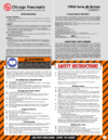 Chicago Pneumatic CP826 Инструкция по эксплуатации