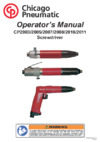Chicago Pneumatic CP2010 Инструкция по эксплуатации