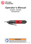 Chicago Pneumatic CP2829 Инструкция по эксплуатации