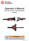 Chicago Pneumatic CP1816 Инструкция по эксплуатации